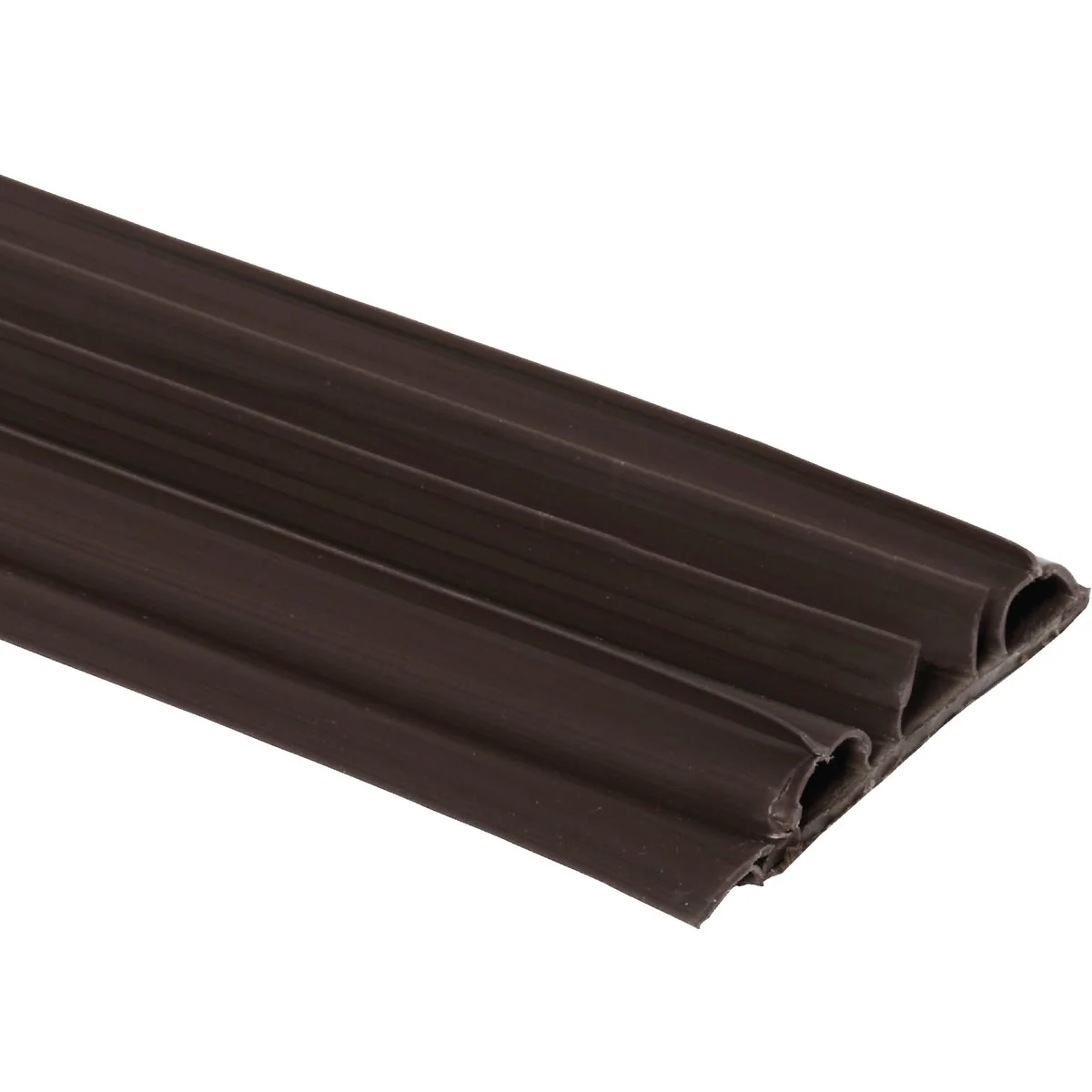 Next-Generation M-D 1.75 In. W. x 0.50 In. H. x 36 In. L. Brown Vinyl Door Bottom with Vinyl Fins for 1-3 4 In. Door Healthy
