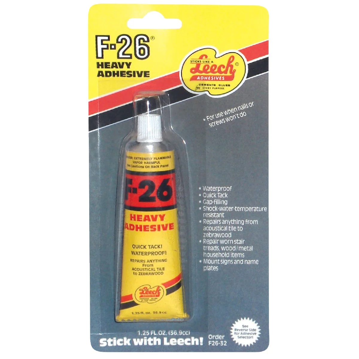 Trendy Leech F-26 1.25 Oz. Construction Adhesive Convenient