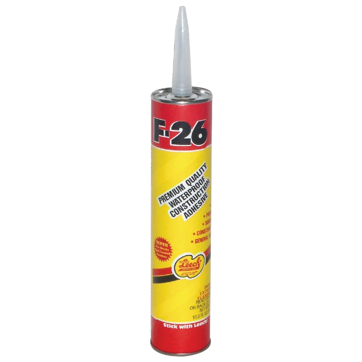 Breathable Leech F-26 10 Oz. Construction Adhesive User-Friendly