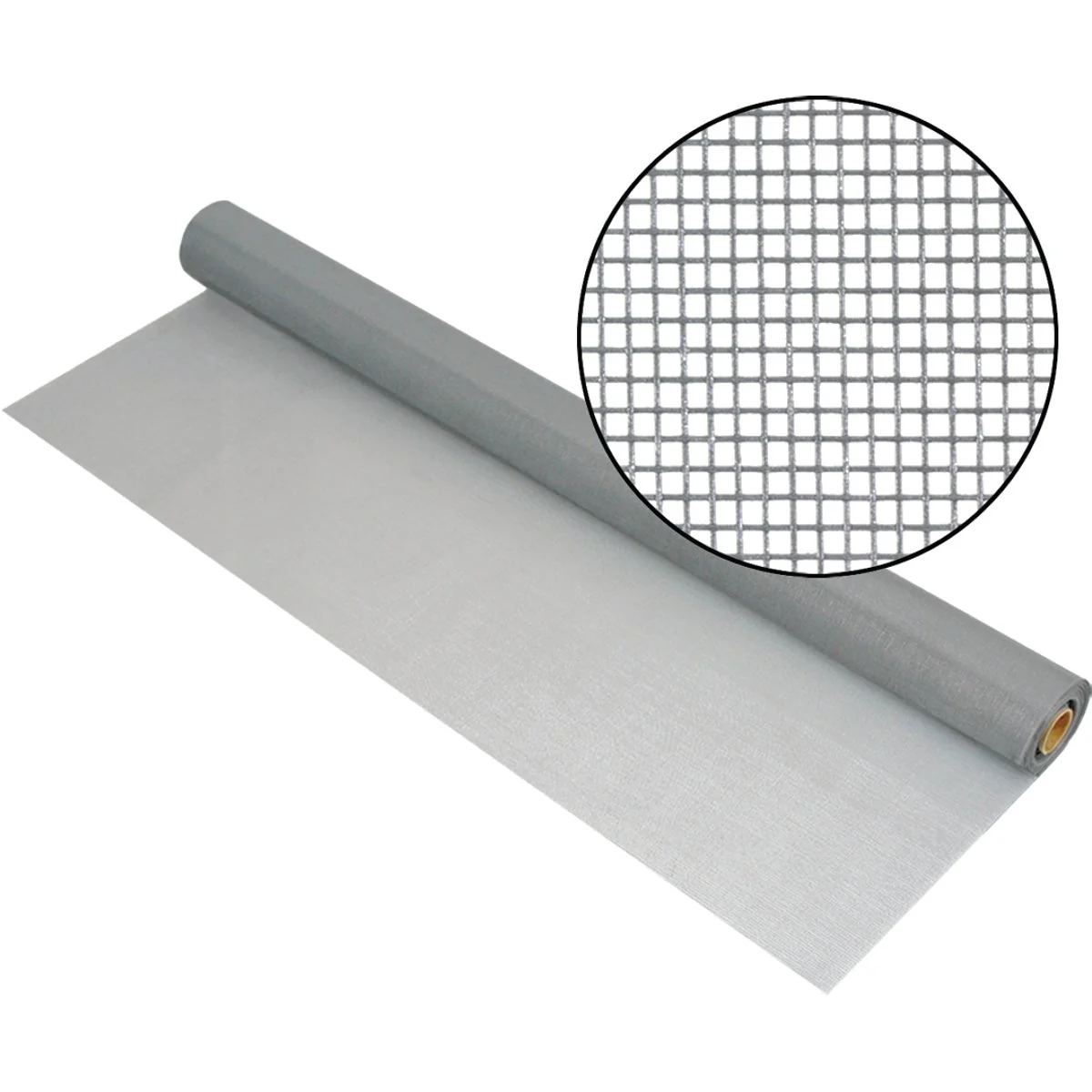 Effective Phifer 48 In. x 100 Ft. Gray Premium Polyester Mesh Screen Cloth Efficient