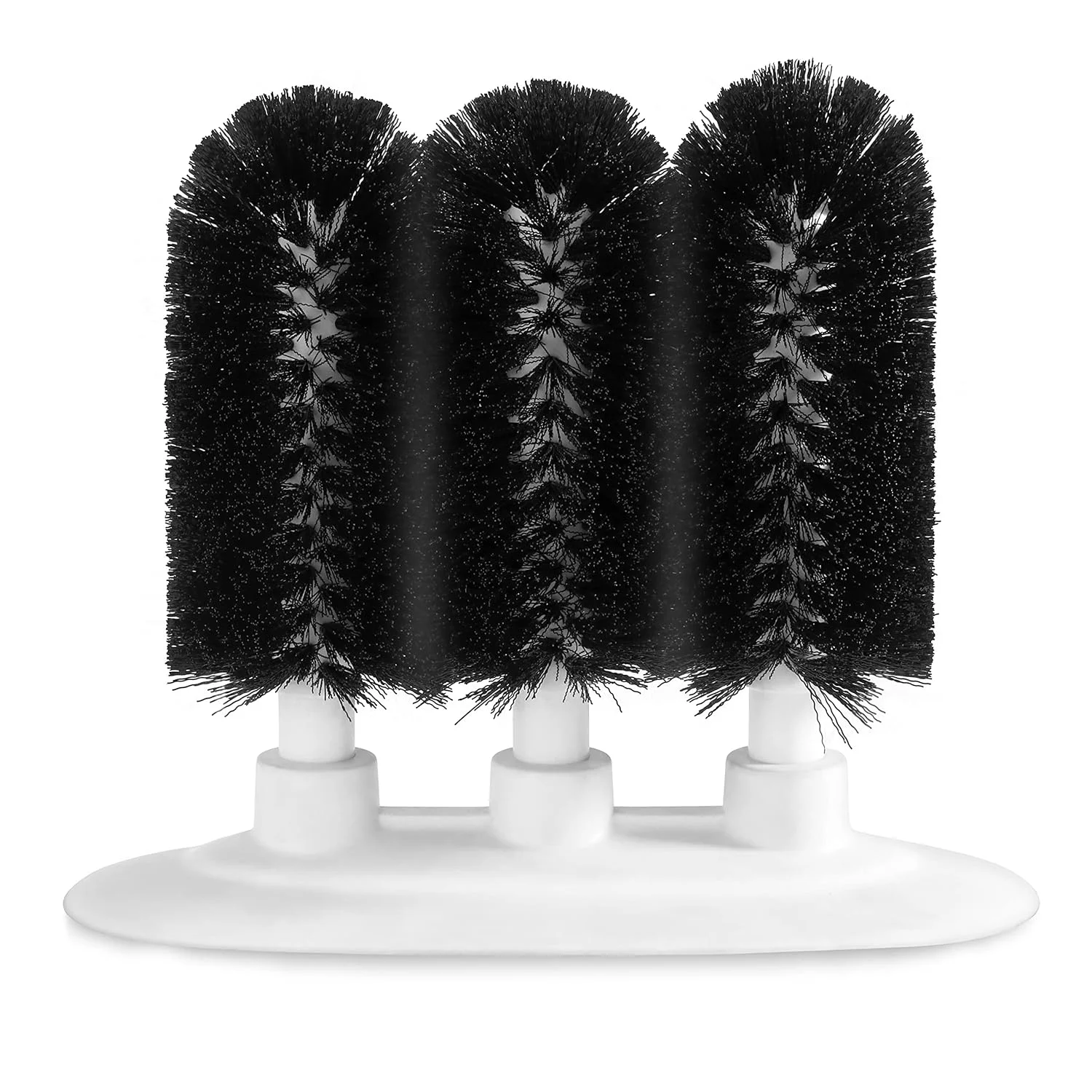 Top-Quality Triple Brush Glass Washer - Suction Base Bar Cleaning Excellent