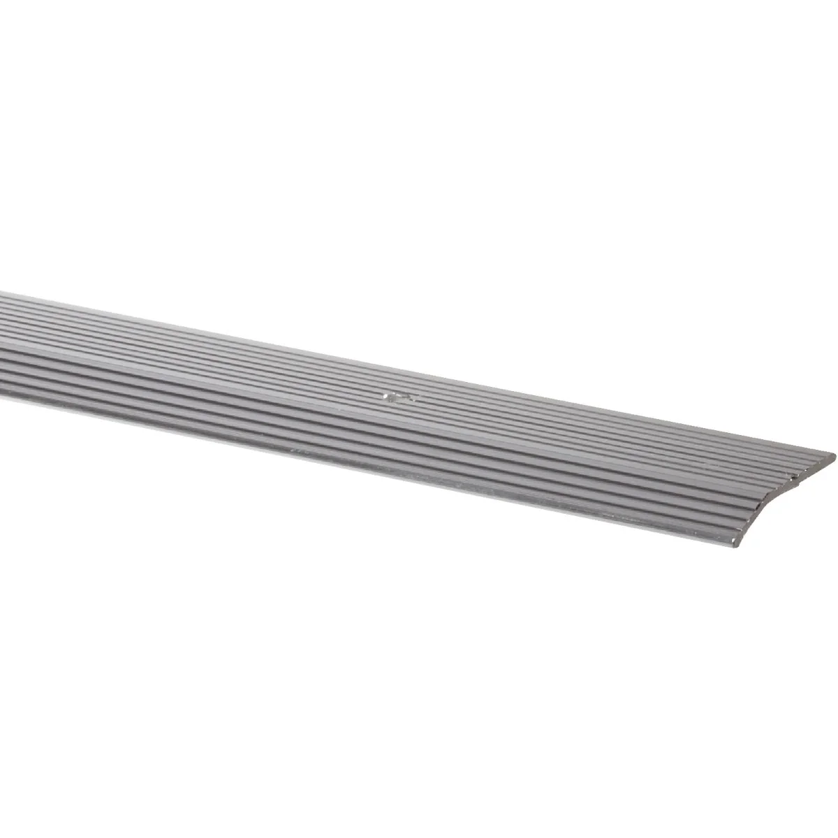 Fine M-D Satin Silver Fluted 1-3 8 In. x 3 Ft. Aluminum Carpet Trim Bar Wide Modern