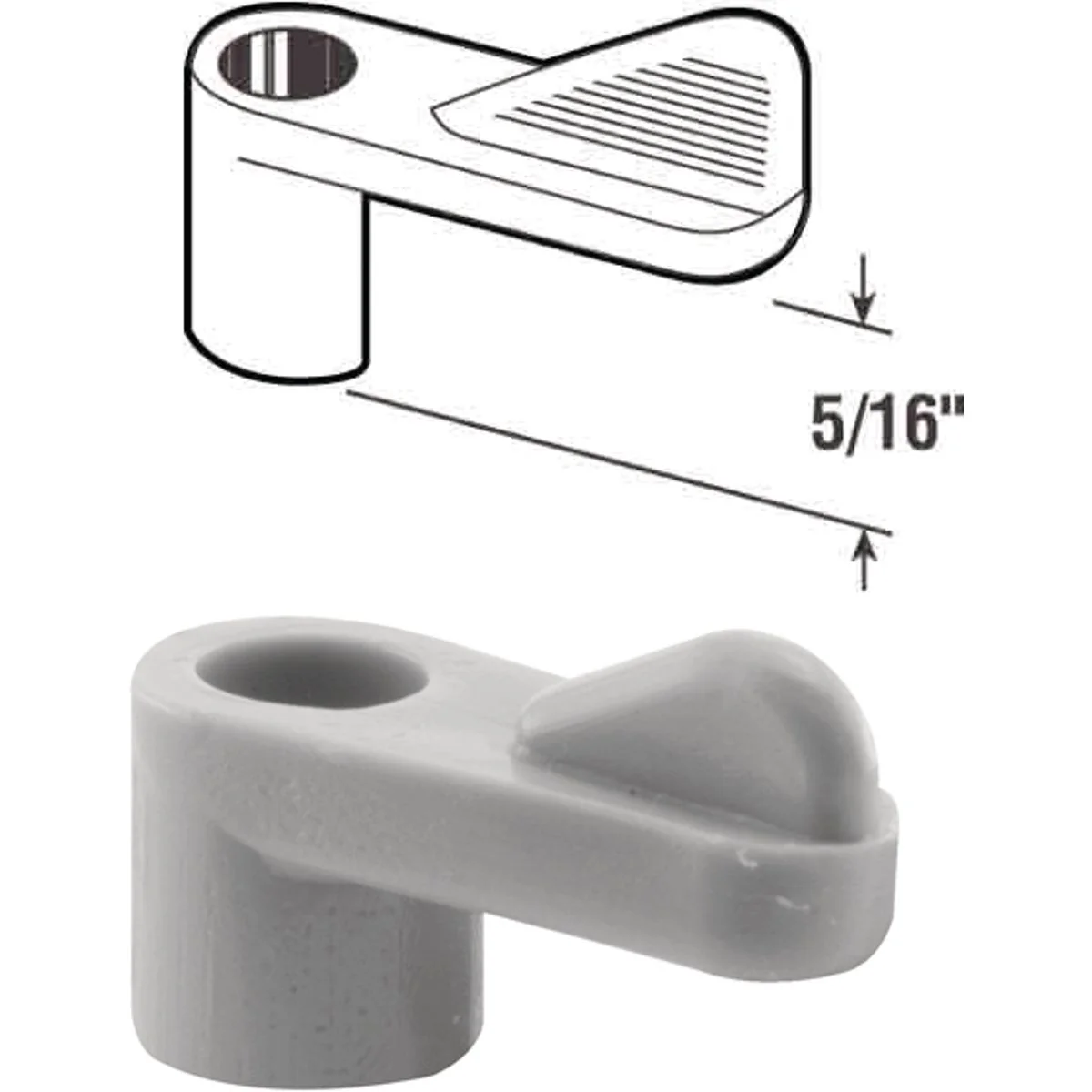 Excellent Prime-Line 5 16 In. Gray Swivel Plastic Screen Clips with Screws 12 Count Artisan