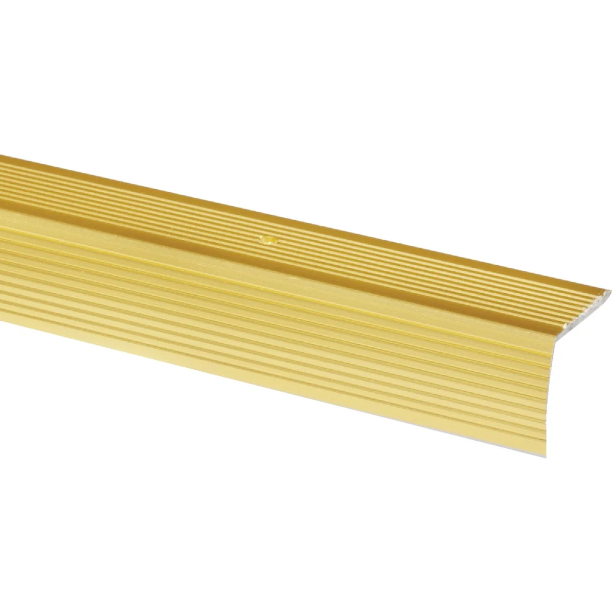 Healthy M-D Satin Brass 1-1 8 In. W x 36 In. L Aluminum Stairnose Top-Quality