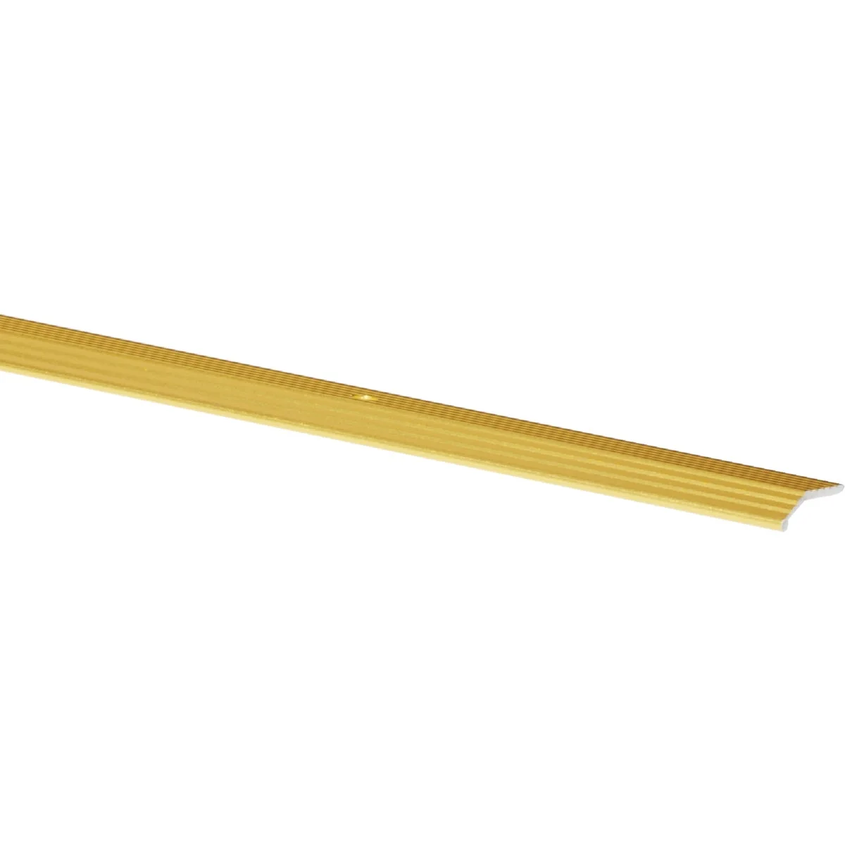 Easy-to-Use M-D Satin Brass Fluted 7 8 In. x 6 Ft. Aluminum Carpet Trim Bar Artisan