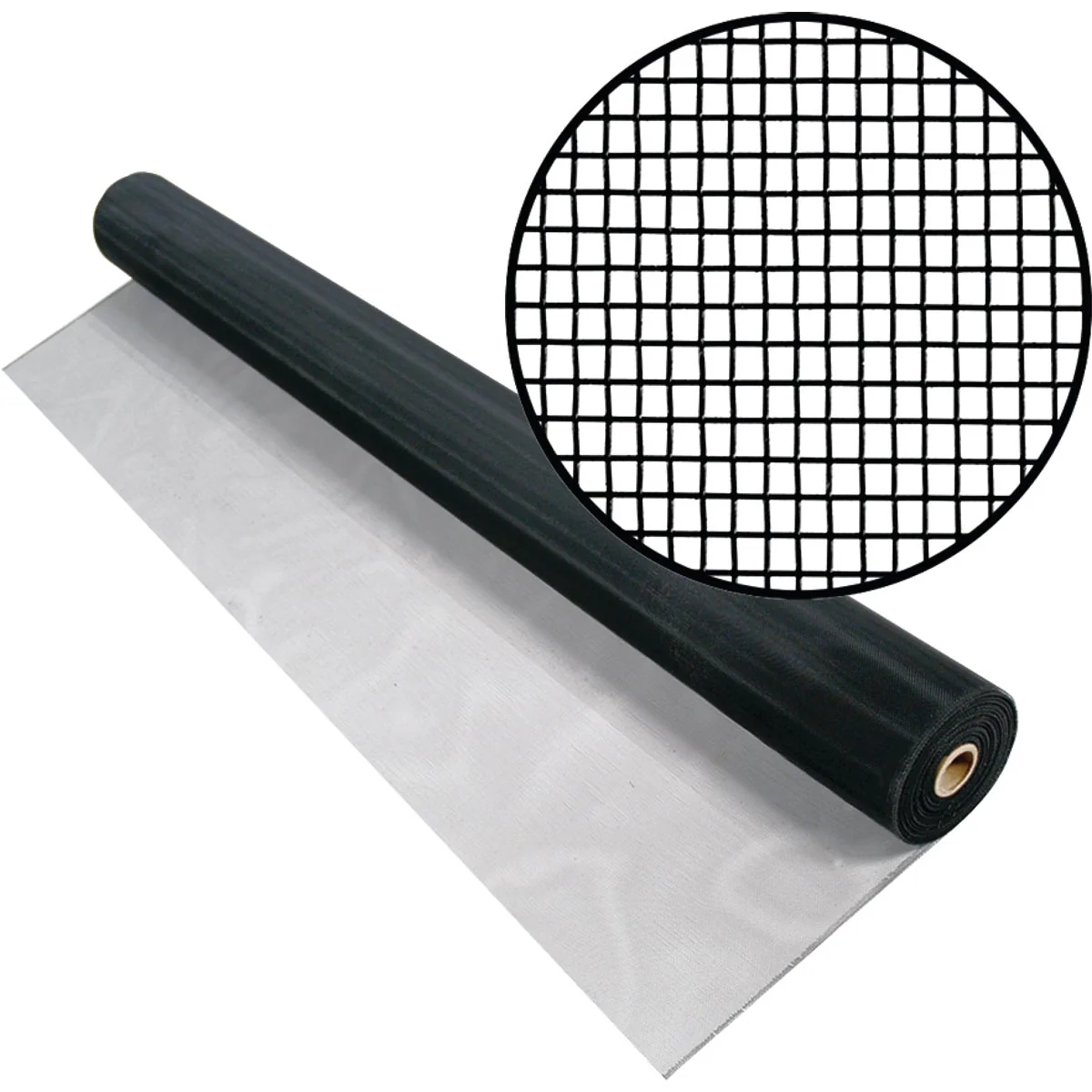 Sophisticated Phifer 24 In. x 100 Ft. Black Aluminum Screen Elegant