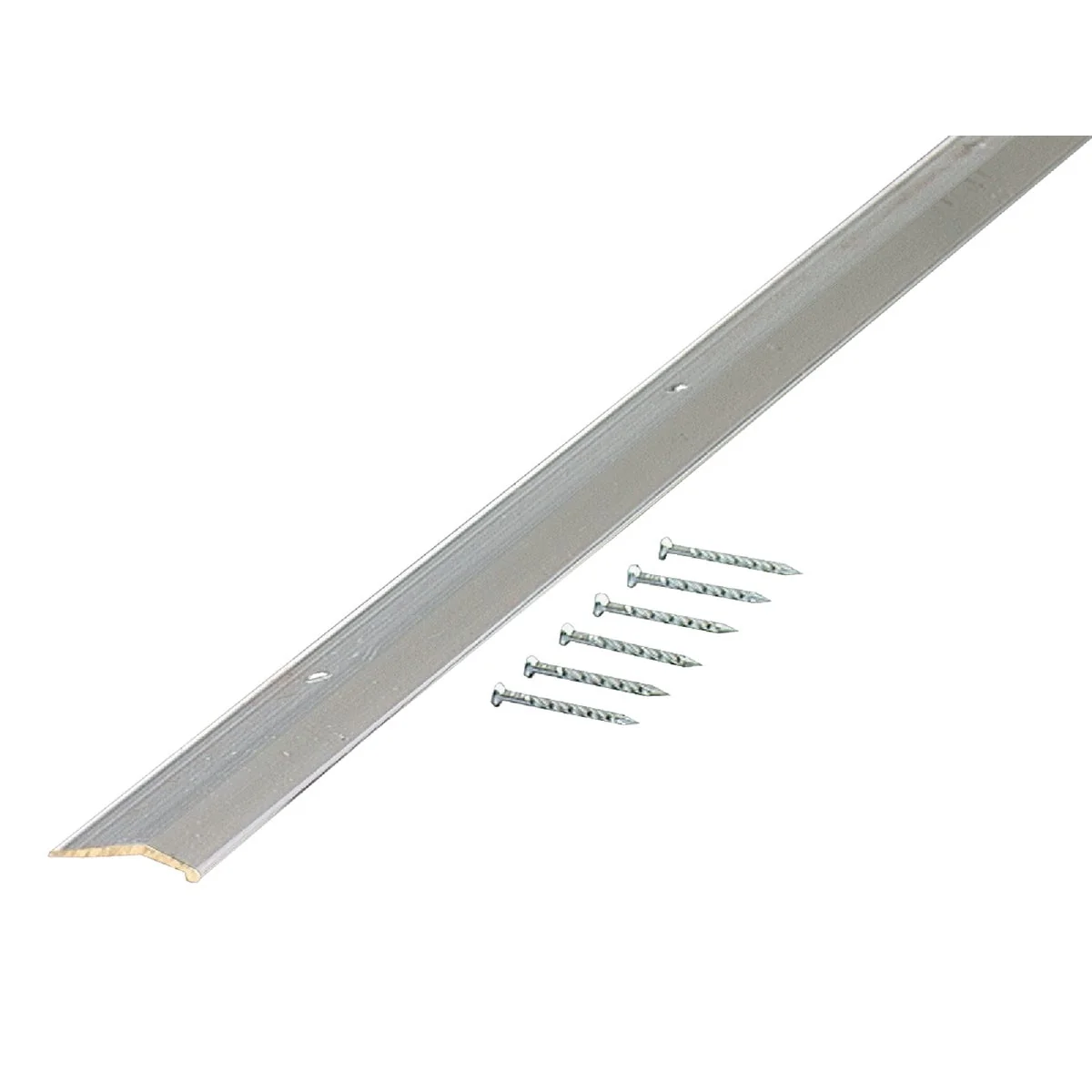 Flexible M-D Polished Smooth 7 8 In. x 6 Ft. Aluminum Carpet Trim Bar Recyclable