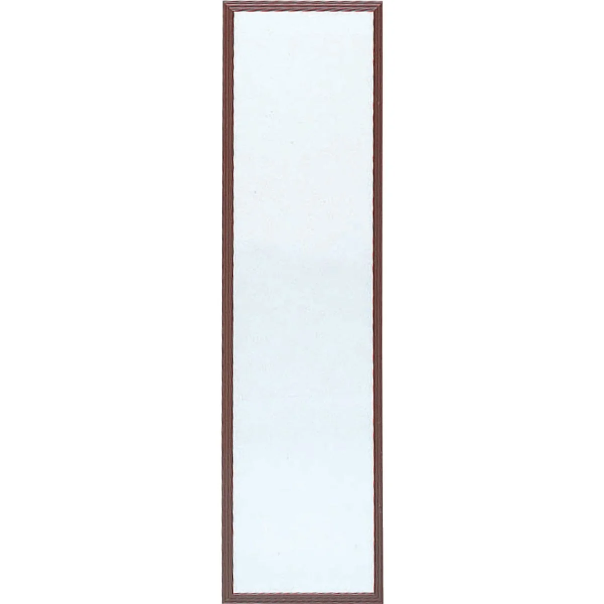 Stylish Home Decor Innovations Suave 13 In. x 49 In. Walnut Brown Plastic Door Mirror Sustainable