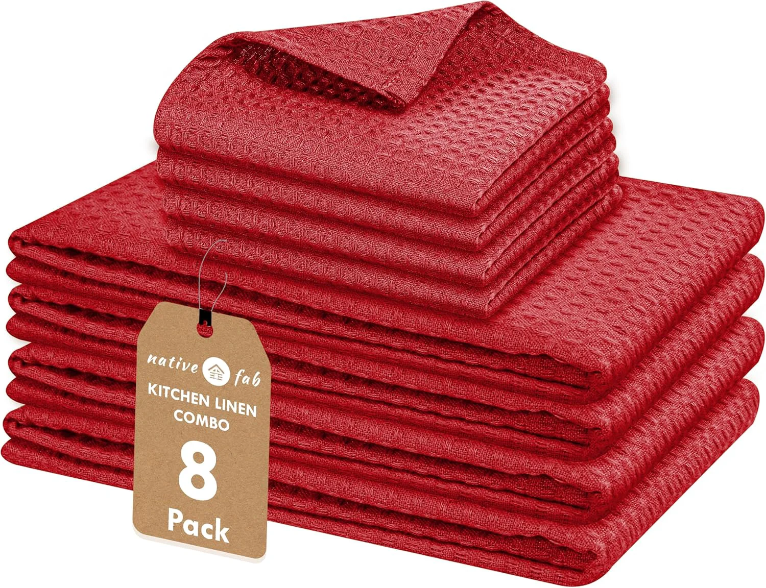 Professional Premium 8-Piece Cotton Kitchen Towel Set Advanced