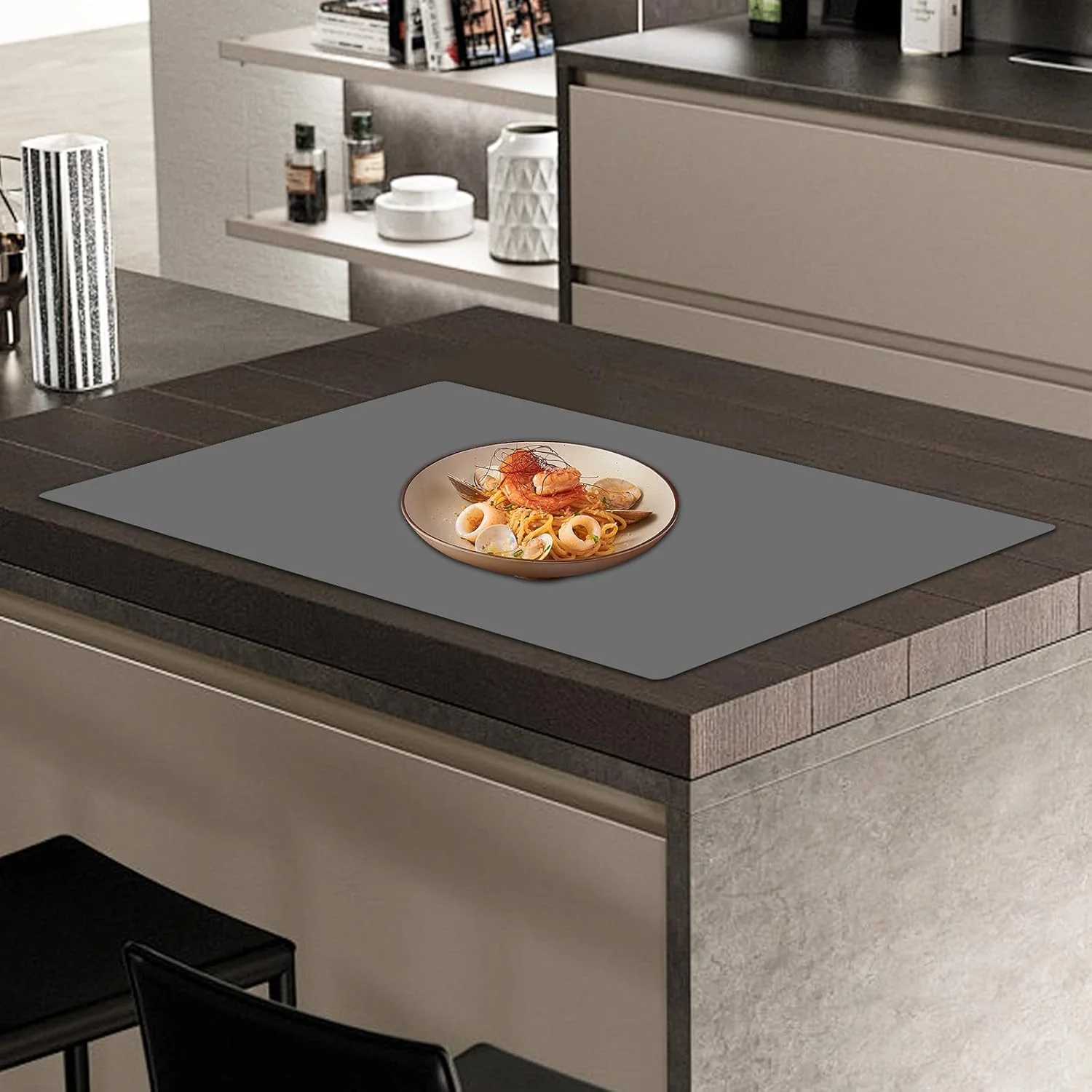 User-Friendly 23.6 x15.7 60cmx40cm Large Silicone Mat for Kitchen Counter Non-Slip Heat Resistant Countertop Protector Prestigious