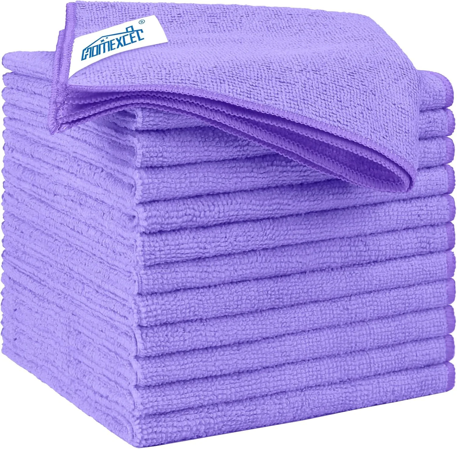 Fine Homexcel Microfiber Cleaning Cloth 12 Pack 12.5 x 12.5 Inch Microfiber Towels for Cars Ultra Absorbent Cleaning Rags Lint Cleaning Towels for Solid