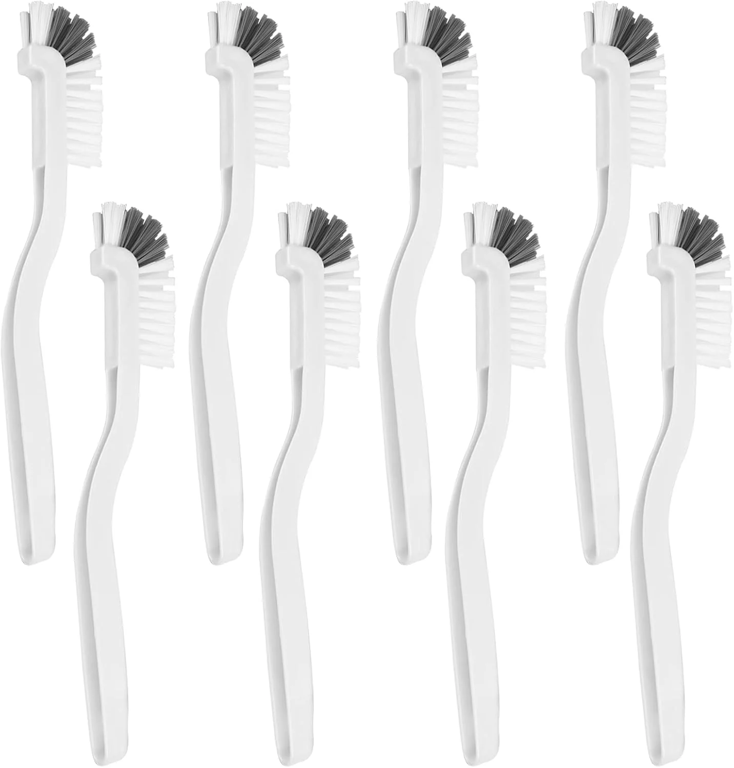 Professional 8 Pcs Dish Brush Bottle Bathroom Scrub Brushes Kitchen Cleaning Brush Right Angle Kitchen Brush Sink Household Pot Pan Edge Corners Tile Lines Brush Quality