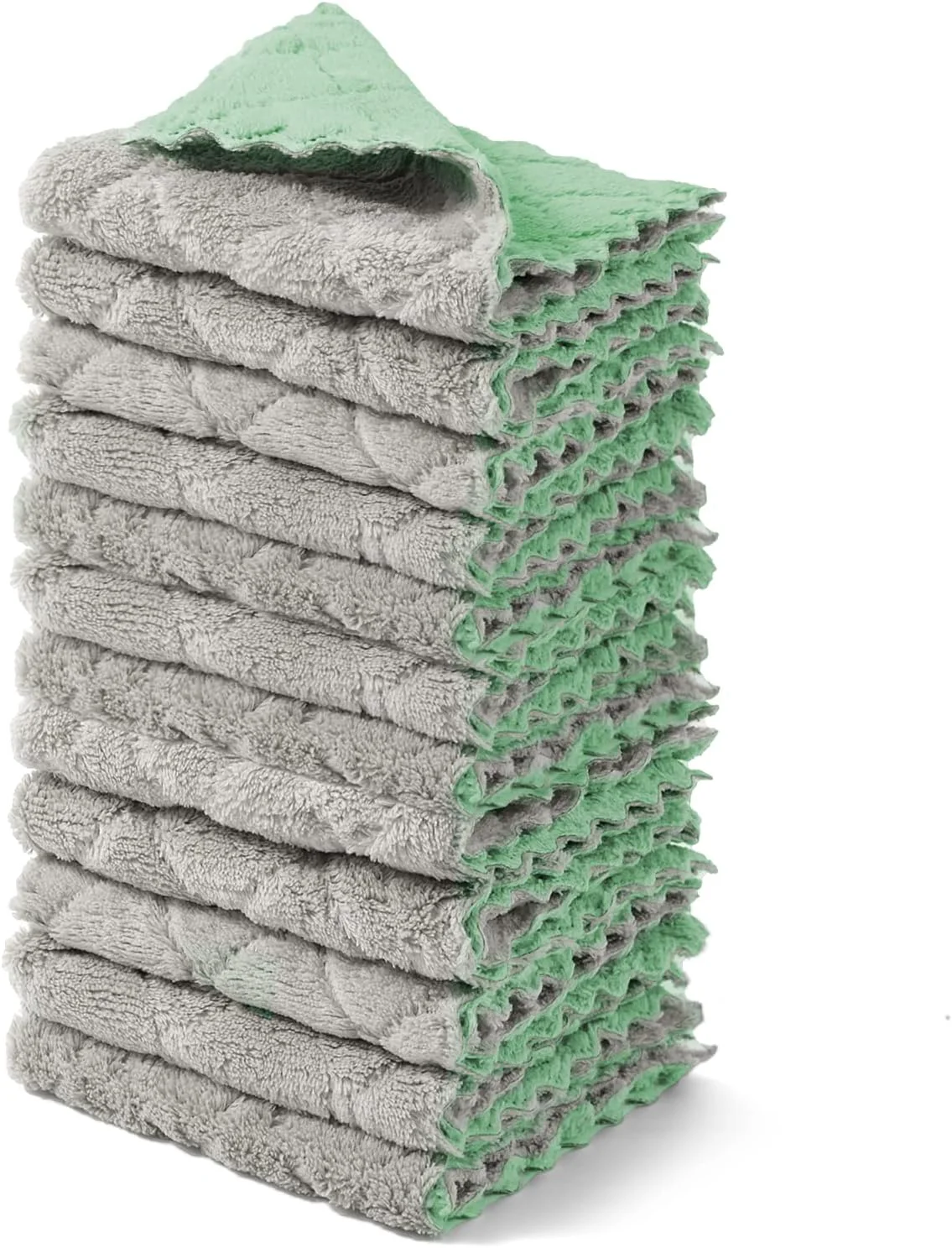 Consistent kimteny 12 Pack Microfiber Dish Cloths for Kitchen Washing Dishes Innovative