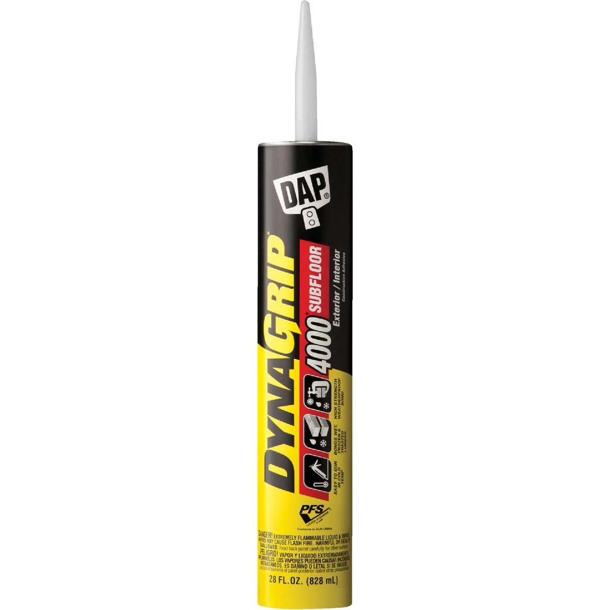 Eco-Friendly DAP DYNAGRIP 4000 28 Oz. Subfloor Construction Adhesive Efficient