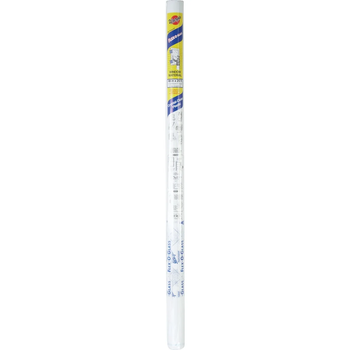Contemporary Warp's Flex-O-Glass 48 In. X 25 Ft. Clear 4 Mil. Plastic Sheeting Long-Lasting