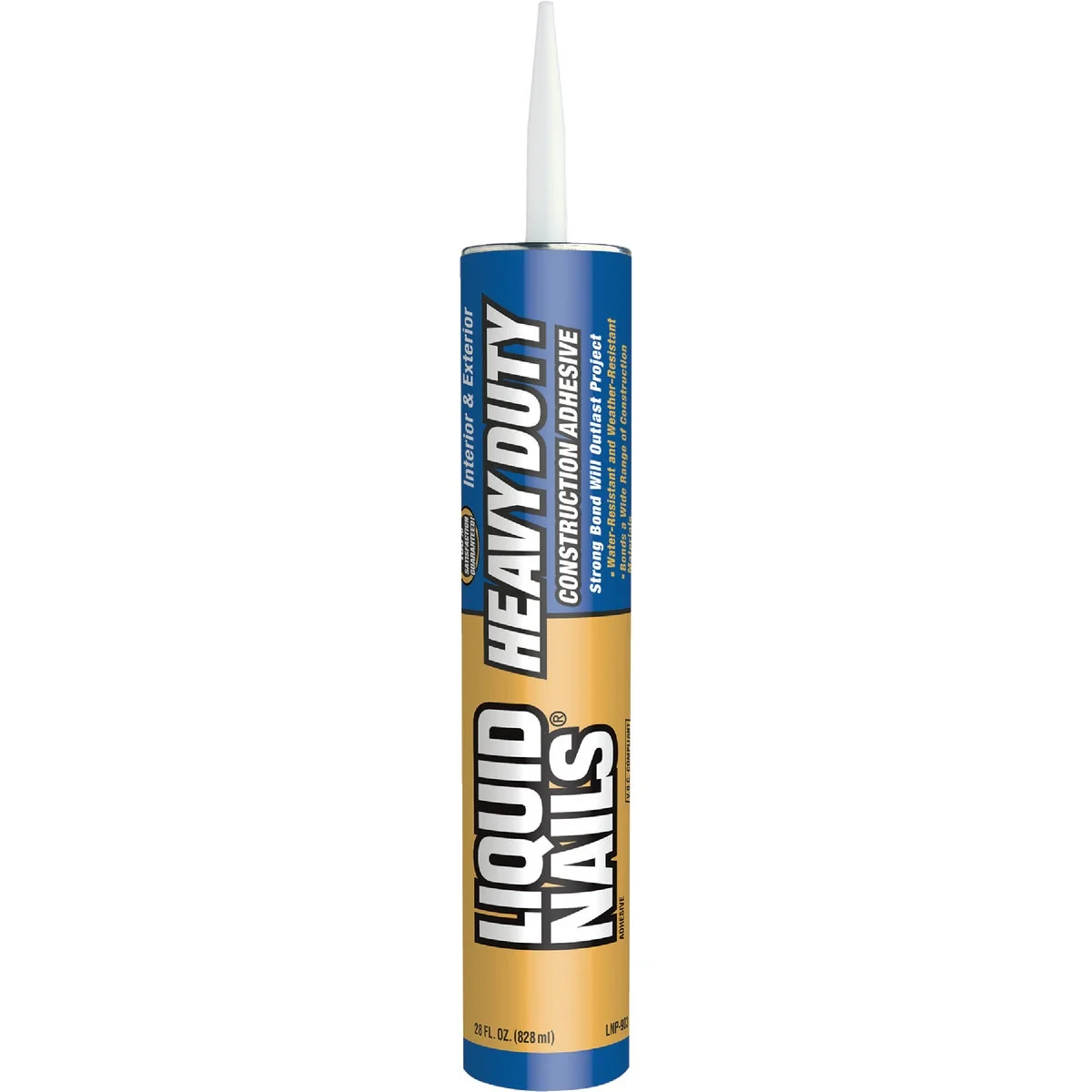 Secure Liquid Nails 28 Oz. Heavy Duty VOC Construction Adhesive Fine