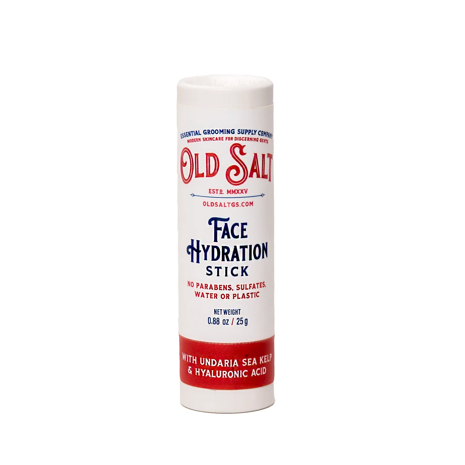 Lightweight Old Salt Daily Hydration Stick with Undaria Sea Kelp Hyaluronic Easy-to-Use