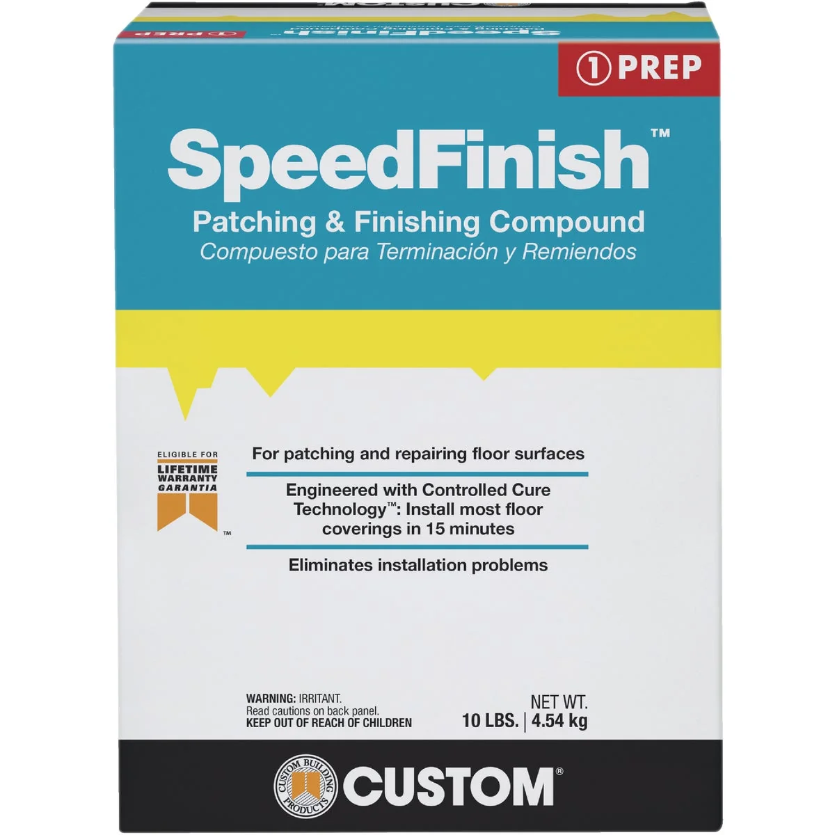 Innovative SpeedFinish Patching Finishing Compound Gray To White 10 Lbs. Proven