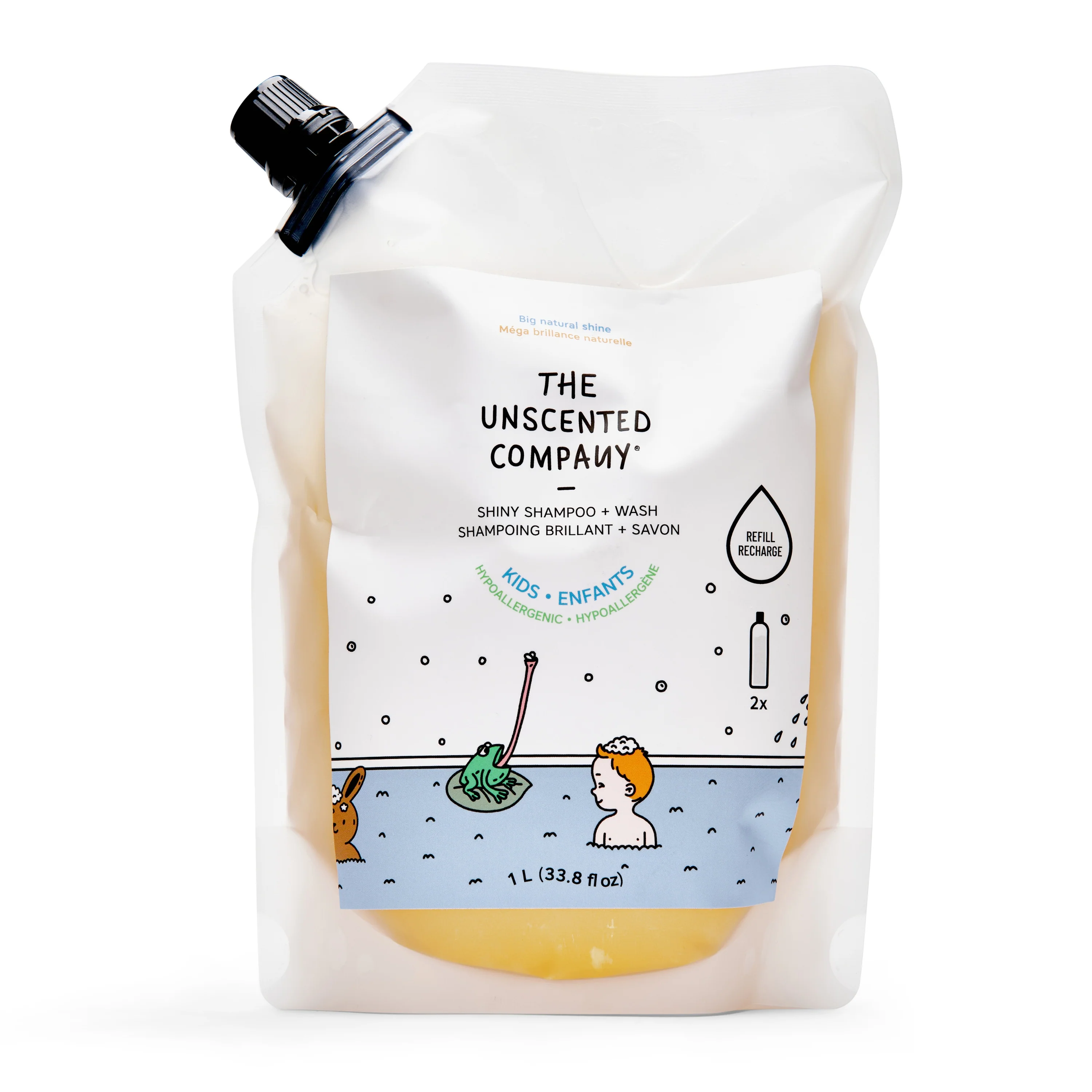 Specialty The Unscented Company Kids Shiny Shampoo Wash Refill Bag Official