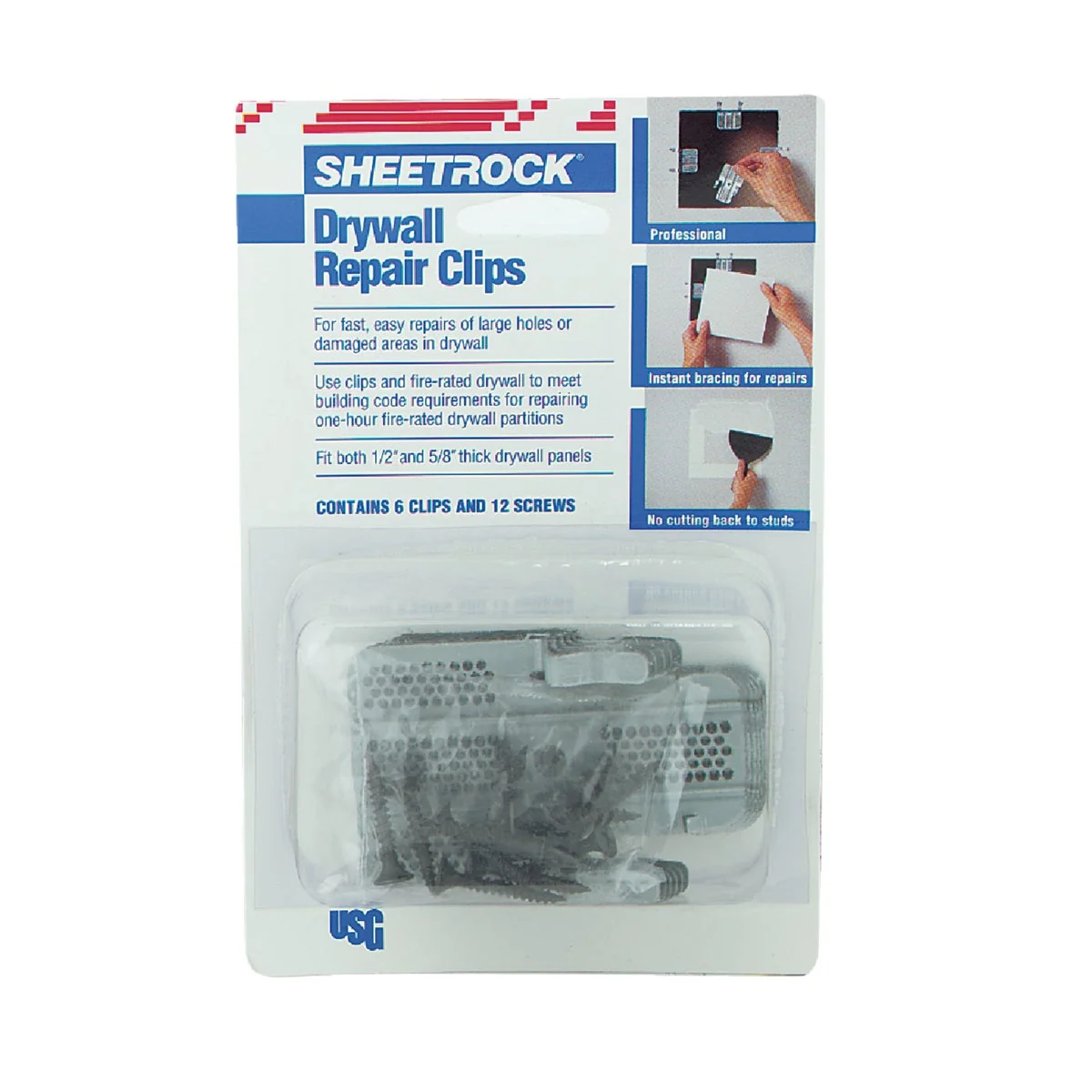 Powerful Sheetrock Metal Drywall Repair Clip Natural