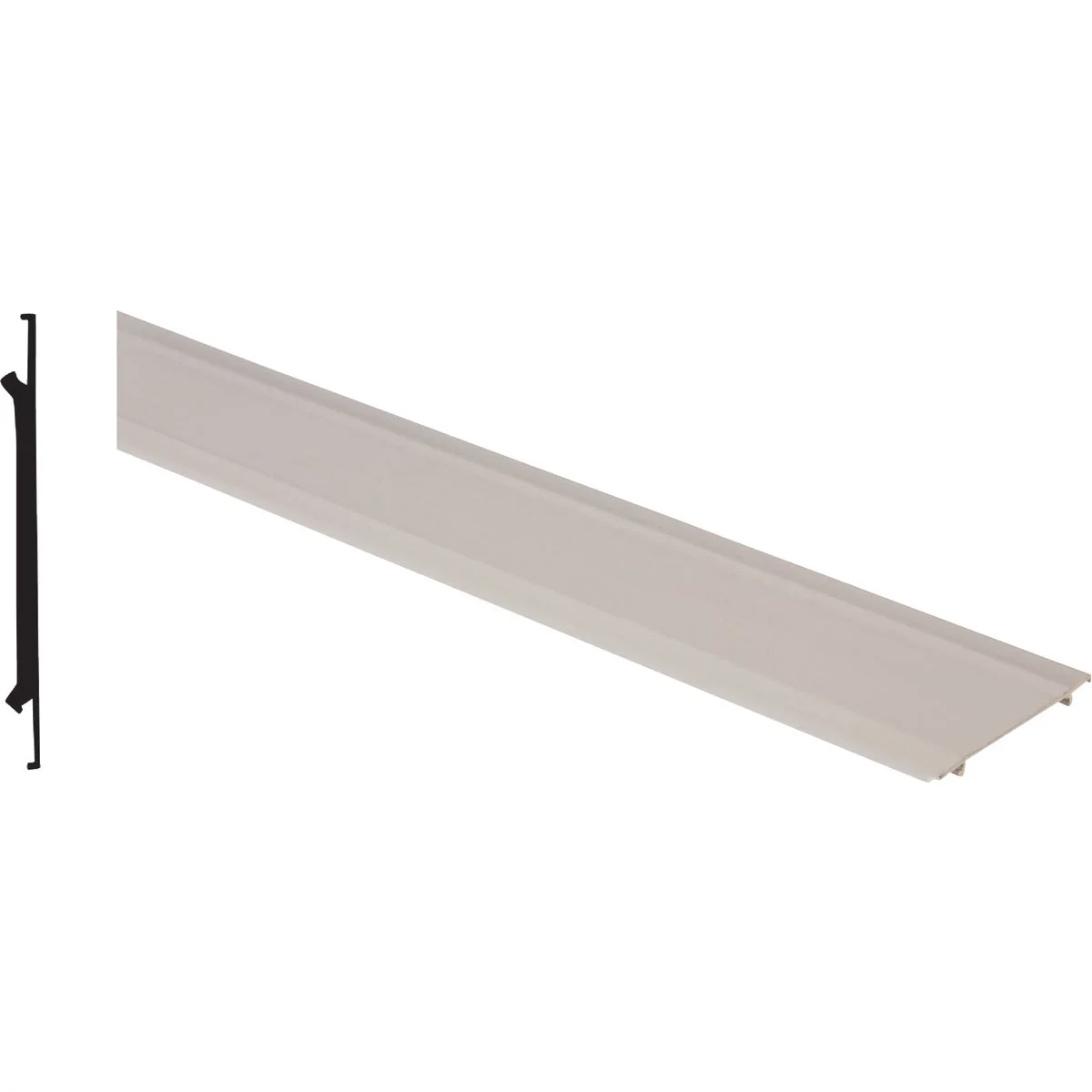Functional Screen-Tight 3-1 2 In. W. x 8 Ft. L. Gray Vinyl Cap Component Professional