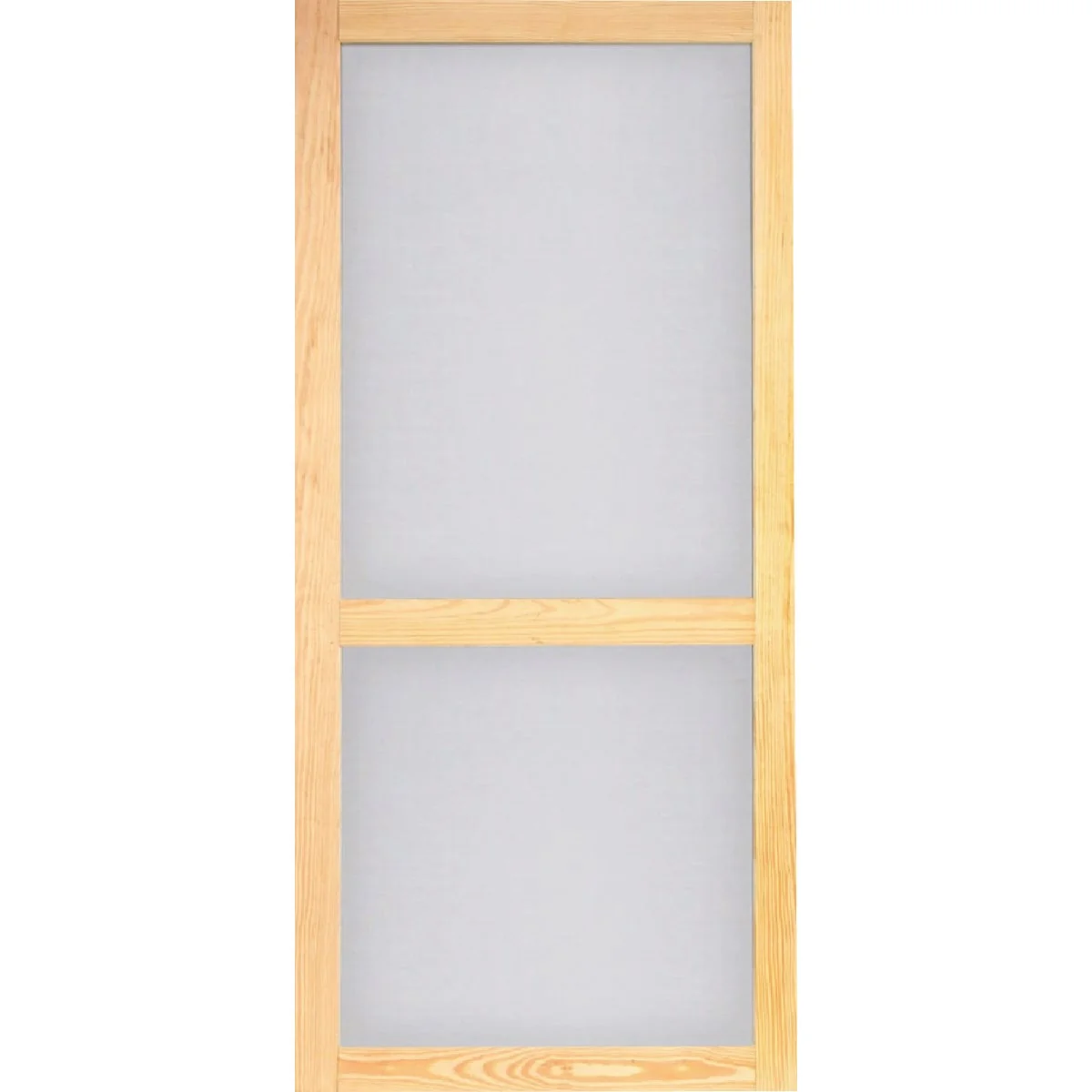 Sustainable Screen Tight Woodcraft 36 In. W x 80 In. H x 1 In. Thick Natural Wood Screen Door First-Class