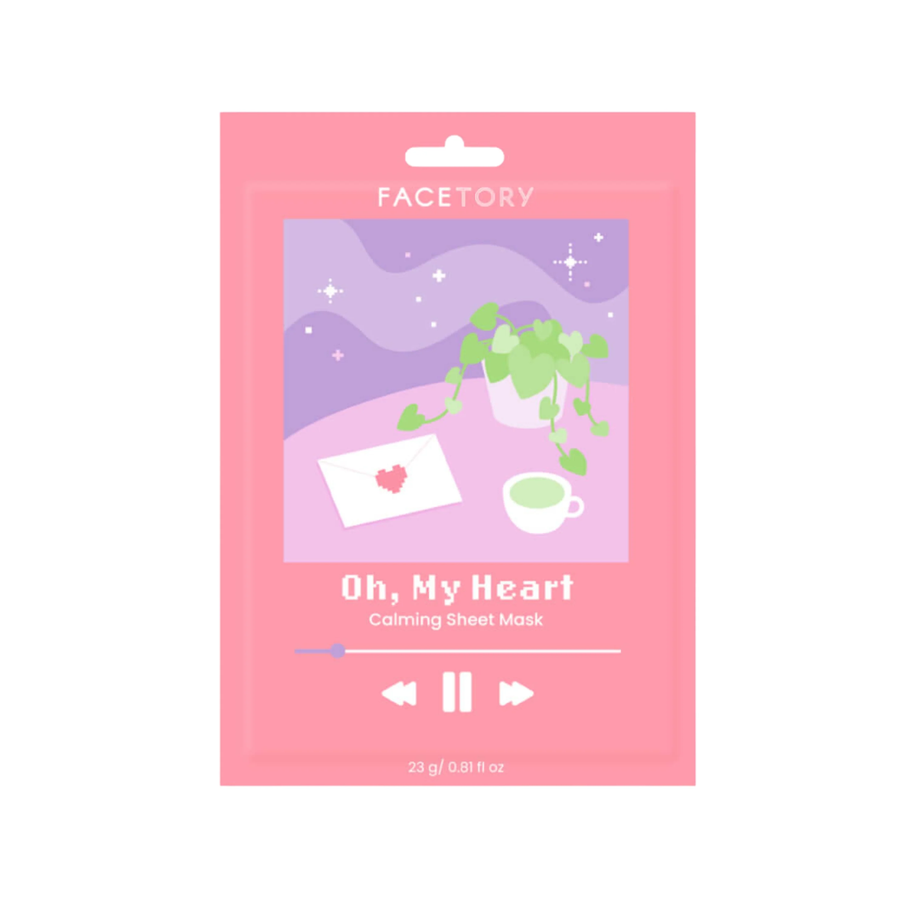 Fast FaceTory Oh My Heart Calming Face Sheet Mask Optimized