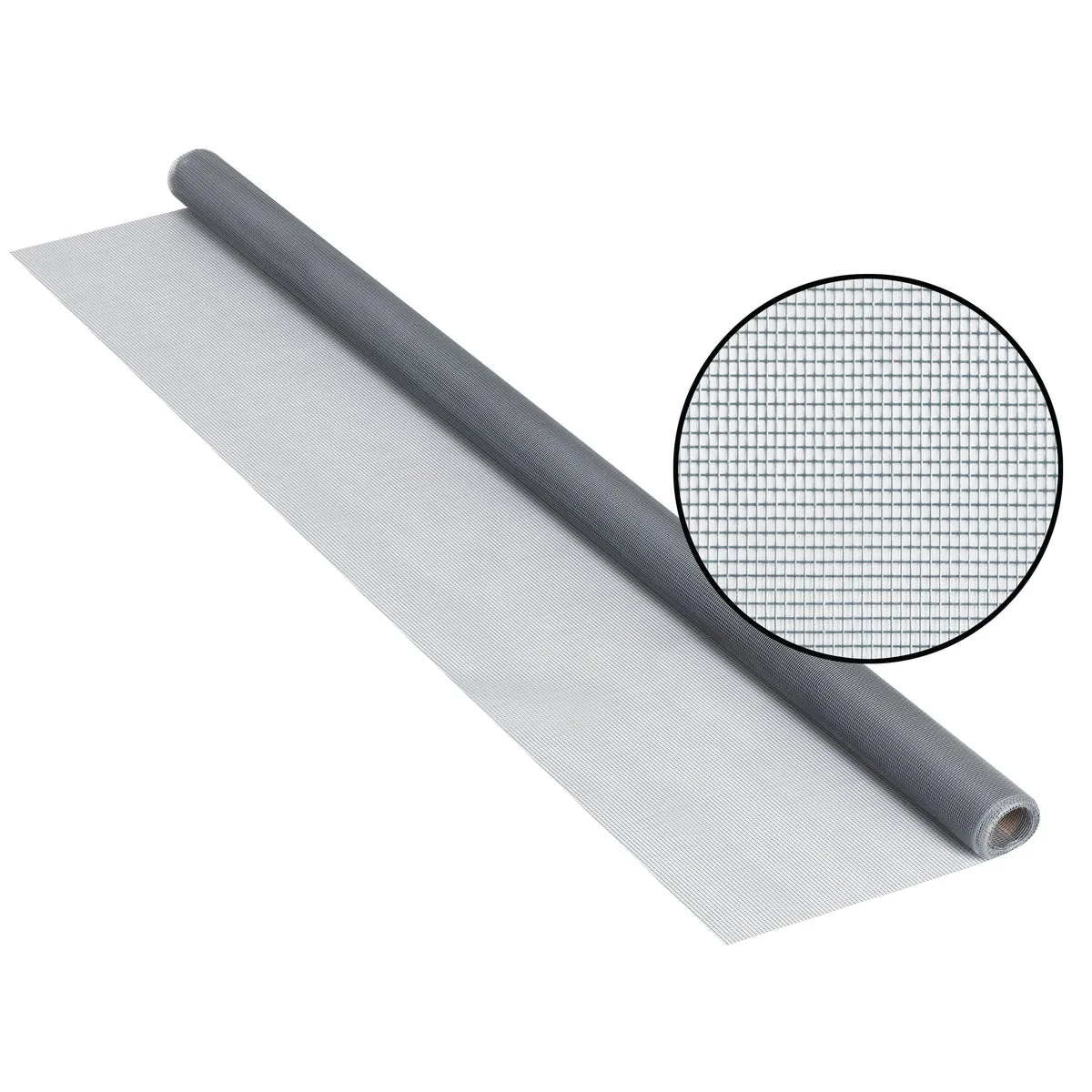 Breathable Phifer 24 In. x 84 In. Gray Fiberglass Screen Cloth Ready Rolls Premium