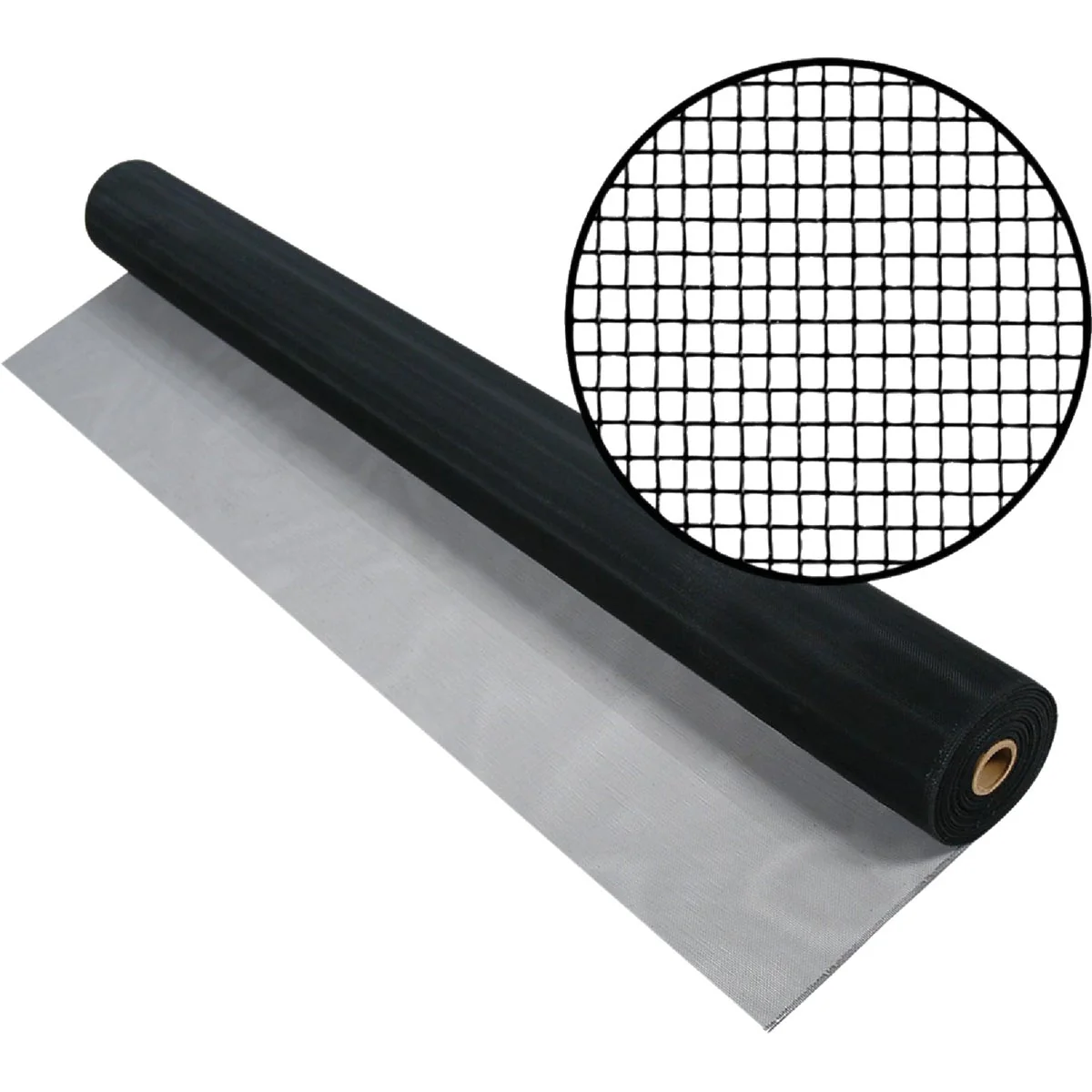 High-Grade Phifer 36 In. x 84 In. Charcoal Aluminum Screen Ready Rolls Reusable