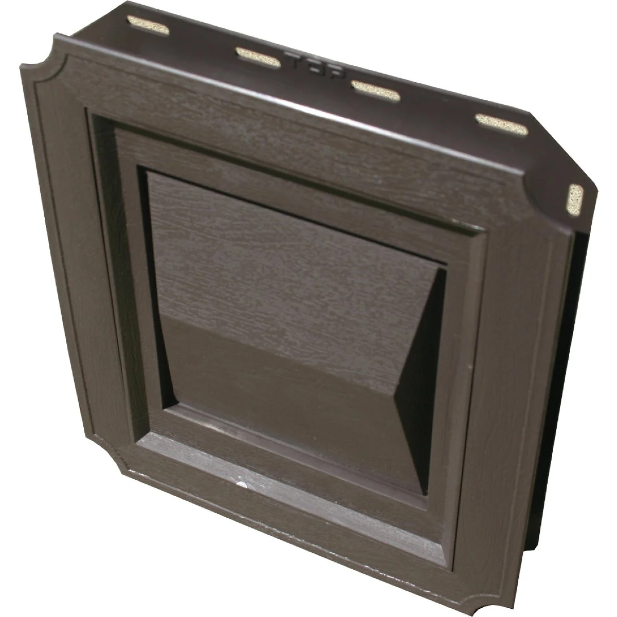 Breathable Builder's 4 In. Brown Plastic J-Block Dryer Vent Hood Long-Lasting