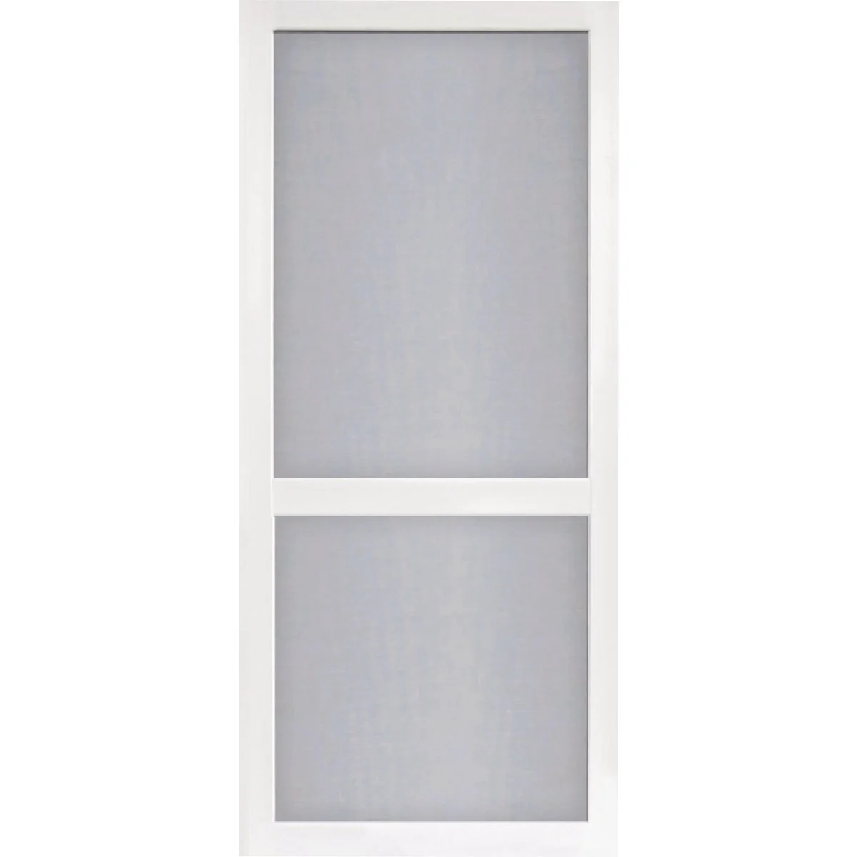 Dependable Screen Tight Vinylcraft 36 In. W x 80 In. H x 1 In. Thick White Vinyl Screen Door Efficient