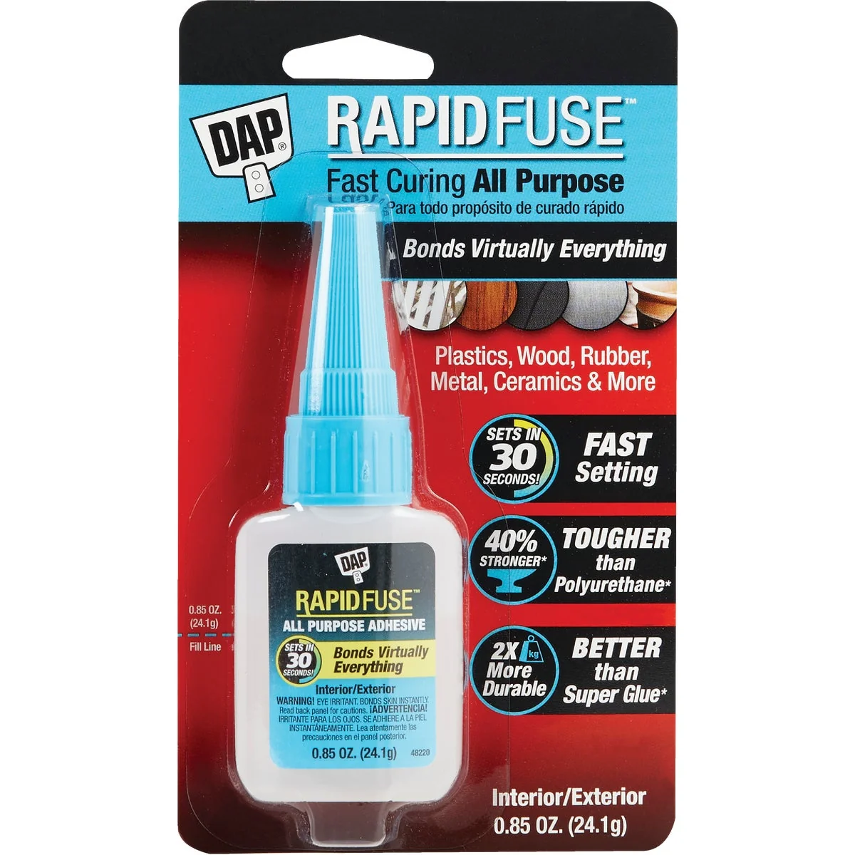 Traditional DAP RapidFuse 0.85 Oz. Clear Multi-Purpose Adhesive Stylish
