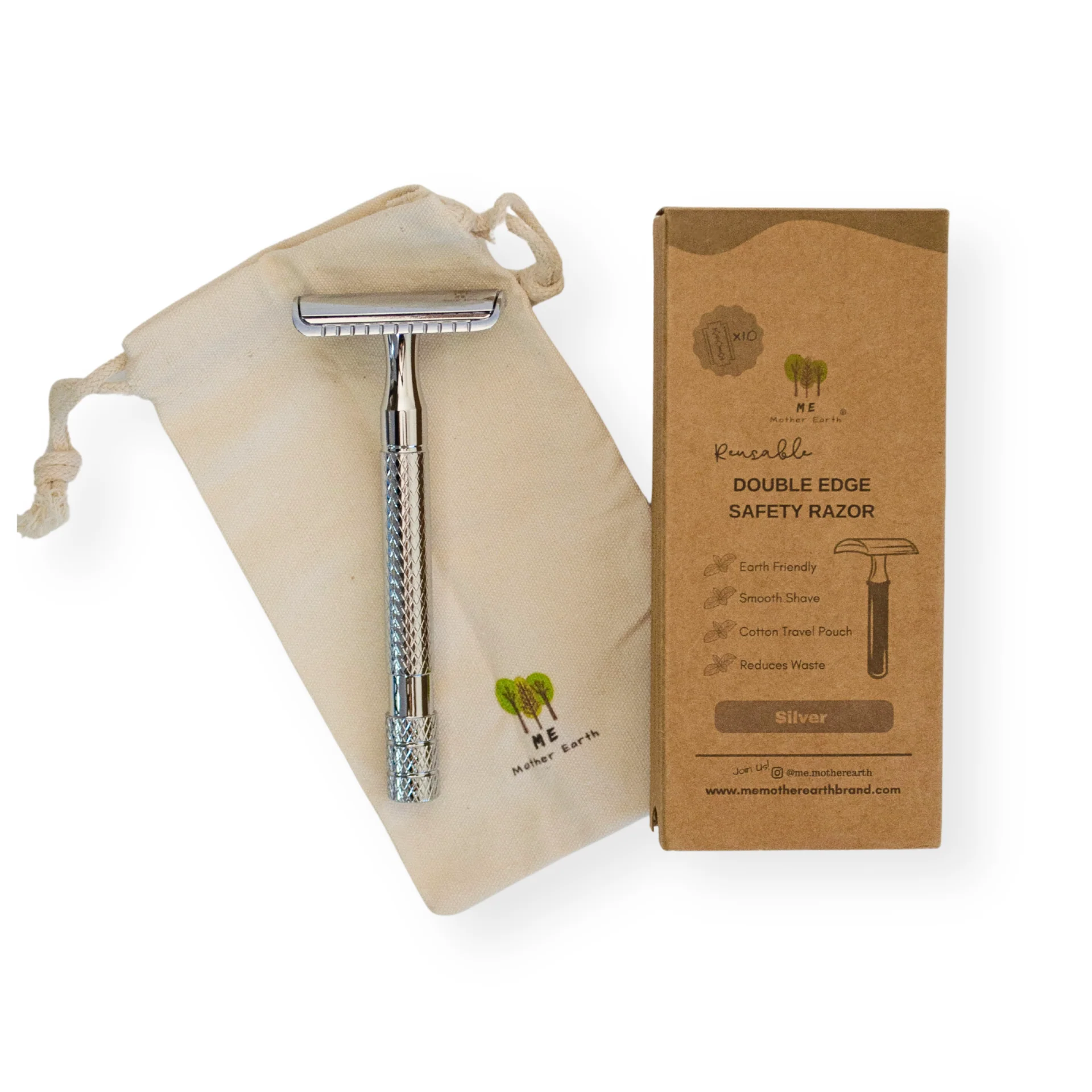 Relaxed Me Mother Earth Reusable Double Edge Safety Razor Effective