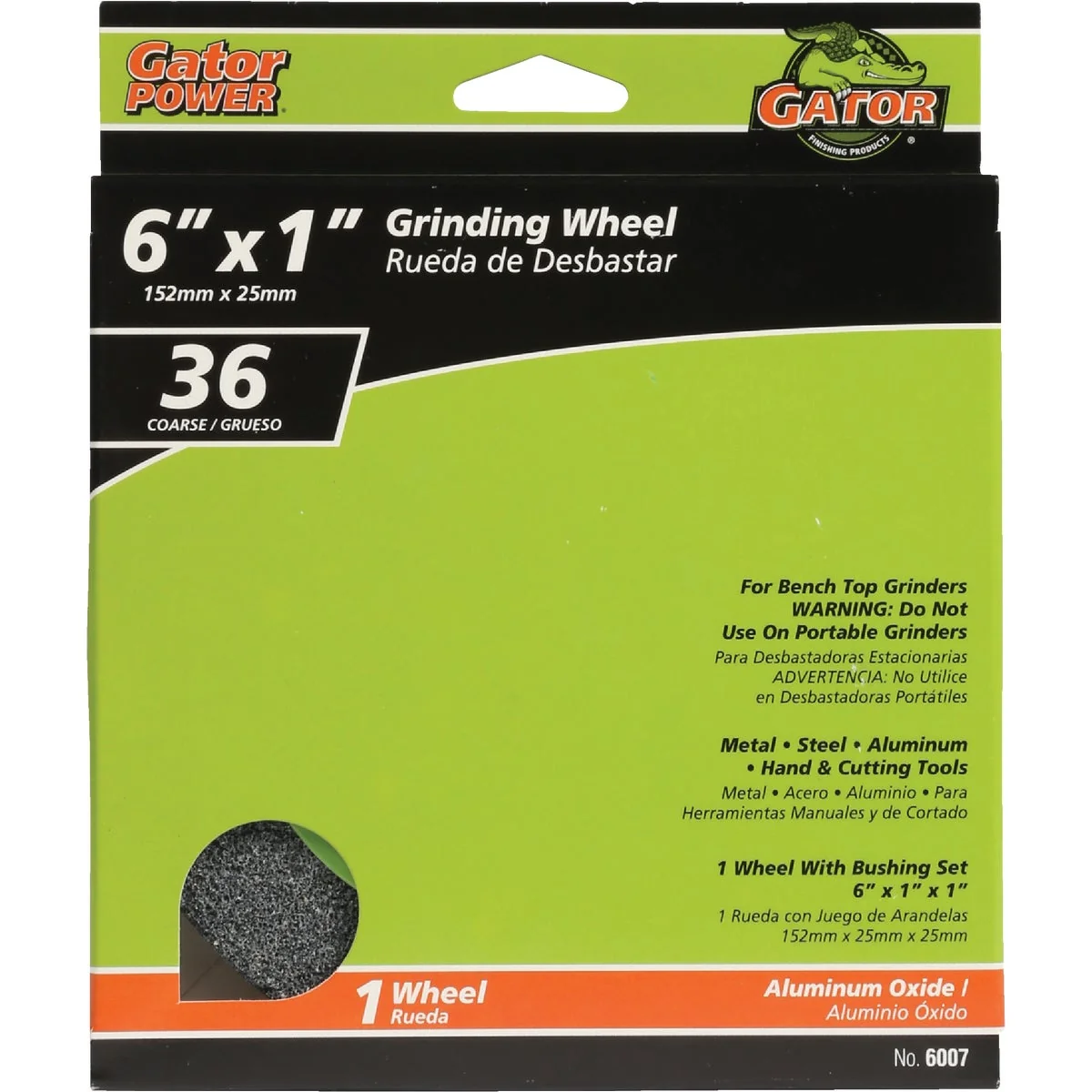 Elegant Gator Blade 6 In. 1 In. Adjustable - 1 3 4 5 8 1 2 Bench Grinding Wheel Authentic