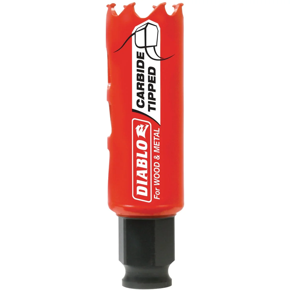 Powerful Diablo 1 In. Carbide-Tipped Hole Saw Sustainable