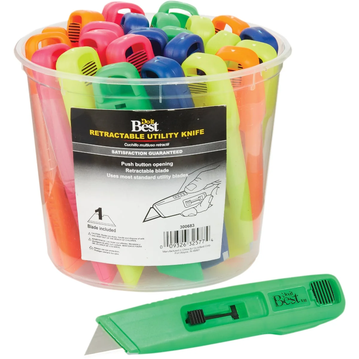 Carefully Designed Do it Plastic Retractable Utility Knife Exclusive