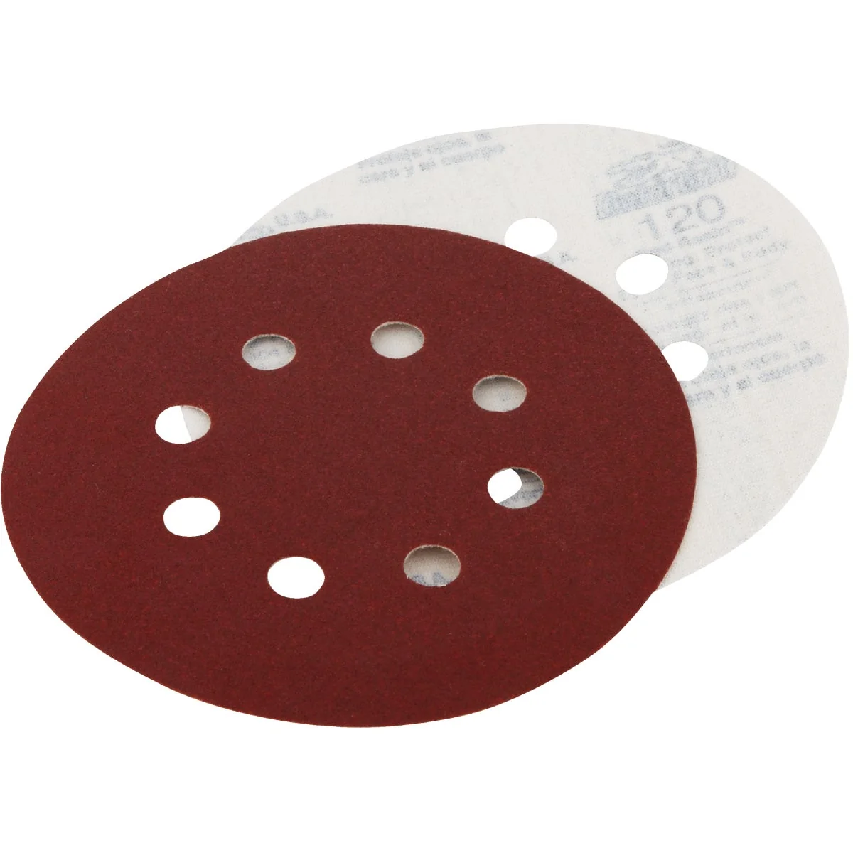 Trusted Do it 5 In. 220-Grit 8-Hole Pattern Vented Sanding Disc with Hook Loop Backing 50-Pack High-Performance