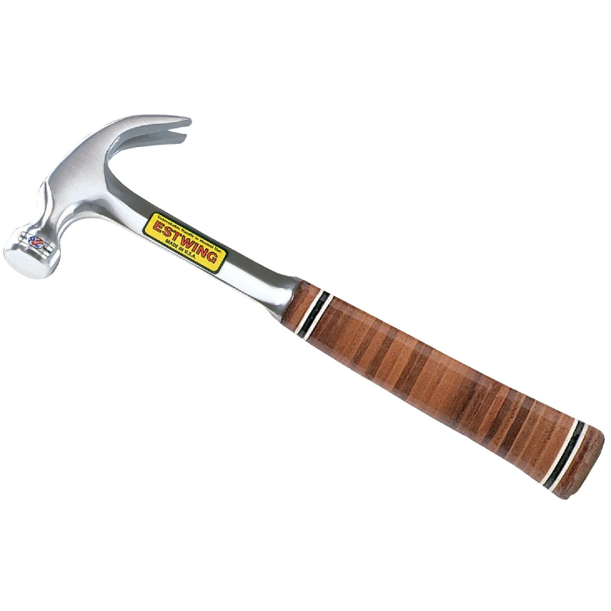 Environmentally Friendly Estwing 16 Oz. Smooth-Face Curved Claw Hammer with Leather-Covered Steel Handle Practical