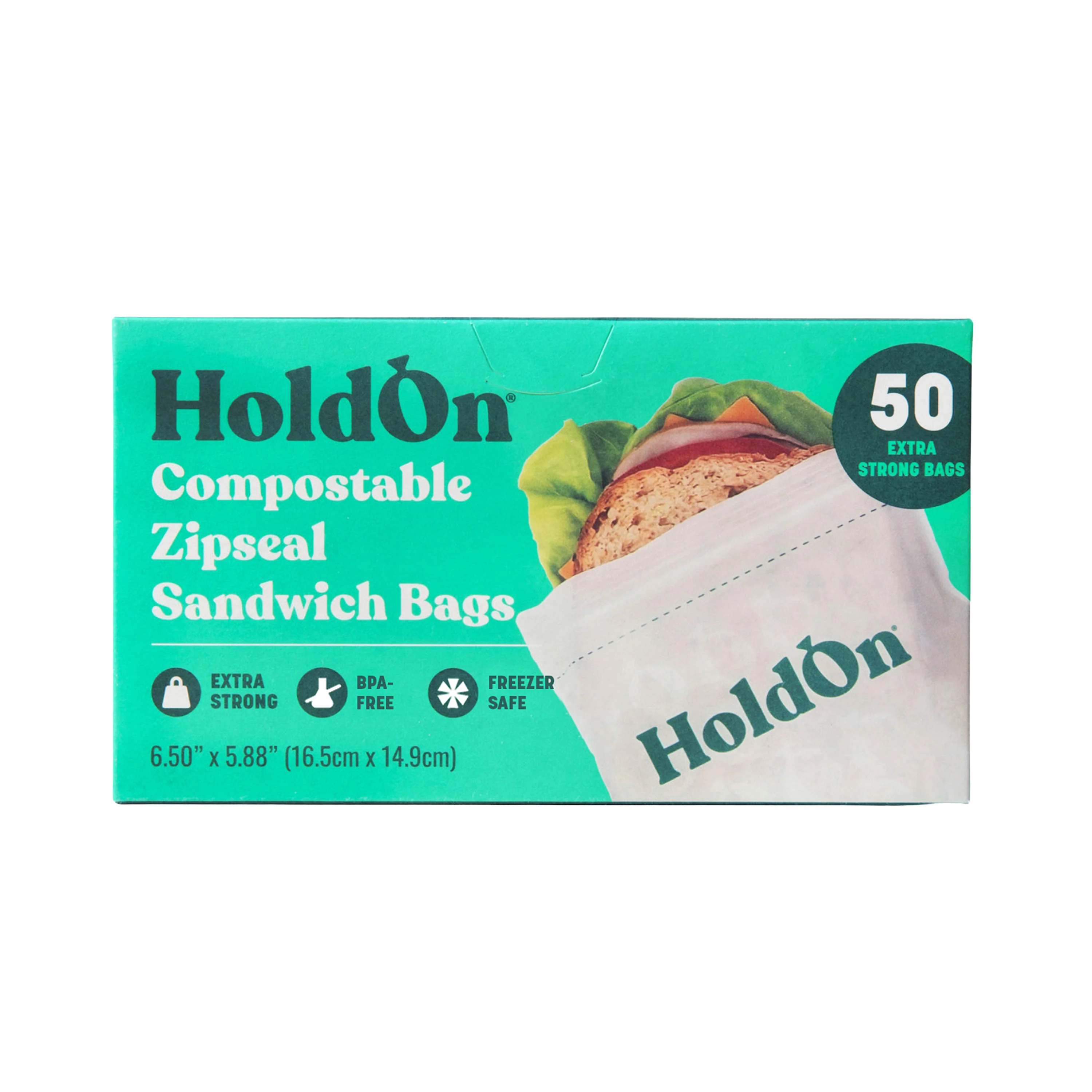 Smart HoldOn Bags Compostable Sandwich Bags - zer Safe Reliable
