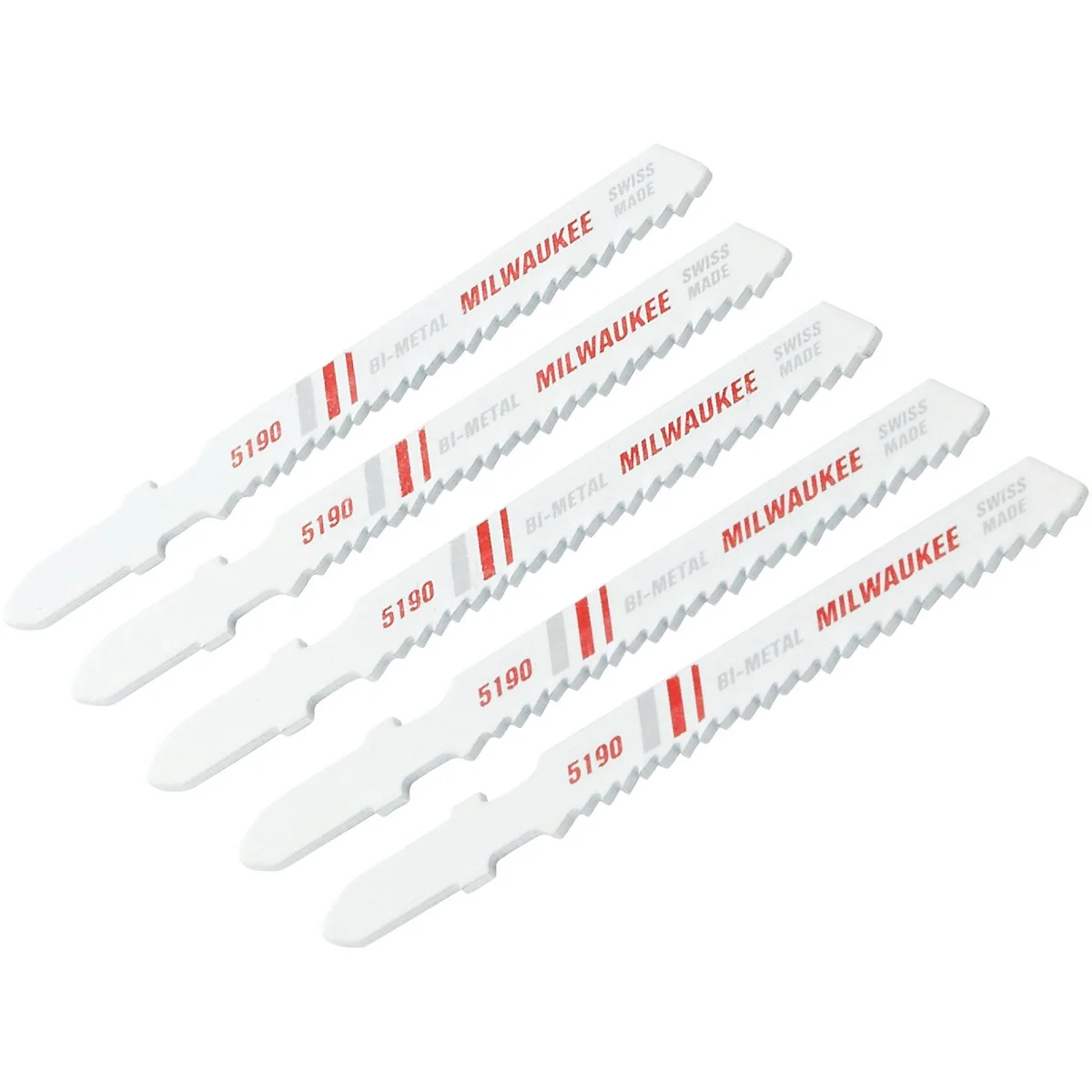 Trendy Milwaukee T-Shank 3 In. x 14 TPI Bi-Metal Jig Saw Blade Metal Cutting 5-Pack Excellent
