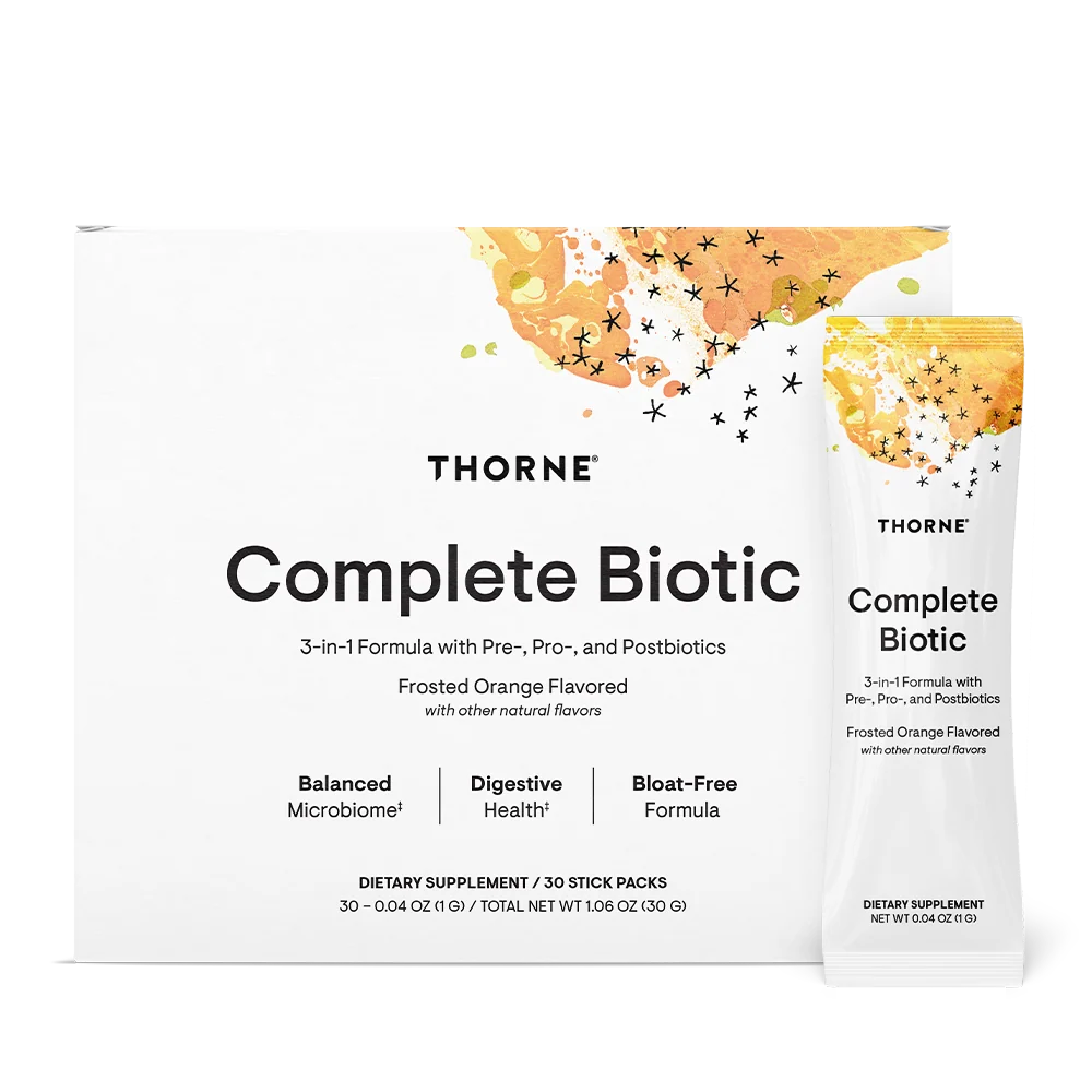 Flexible Thorne Complete Biotic Powder Packets 3-in-1 Formula Modern