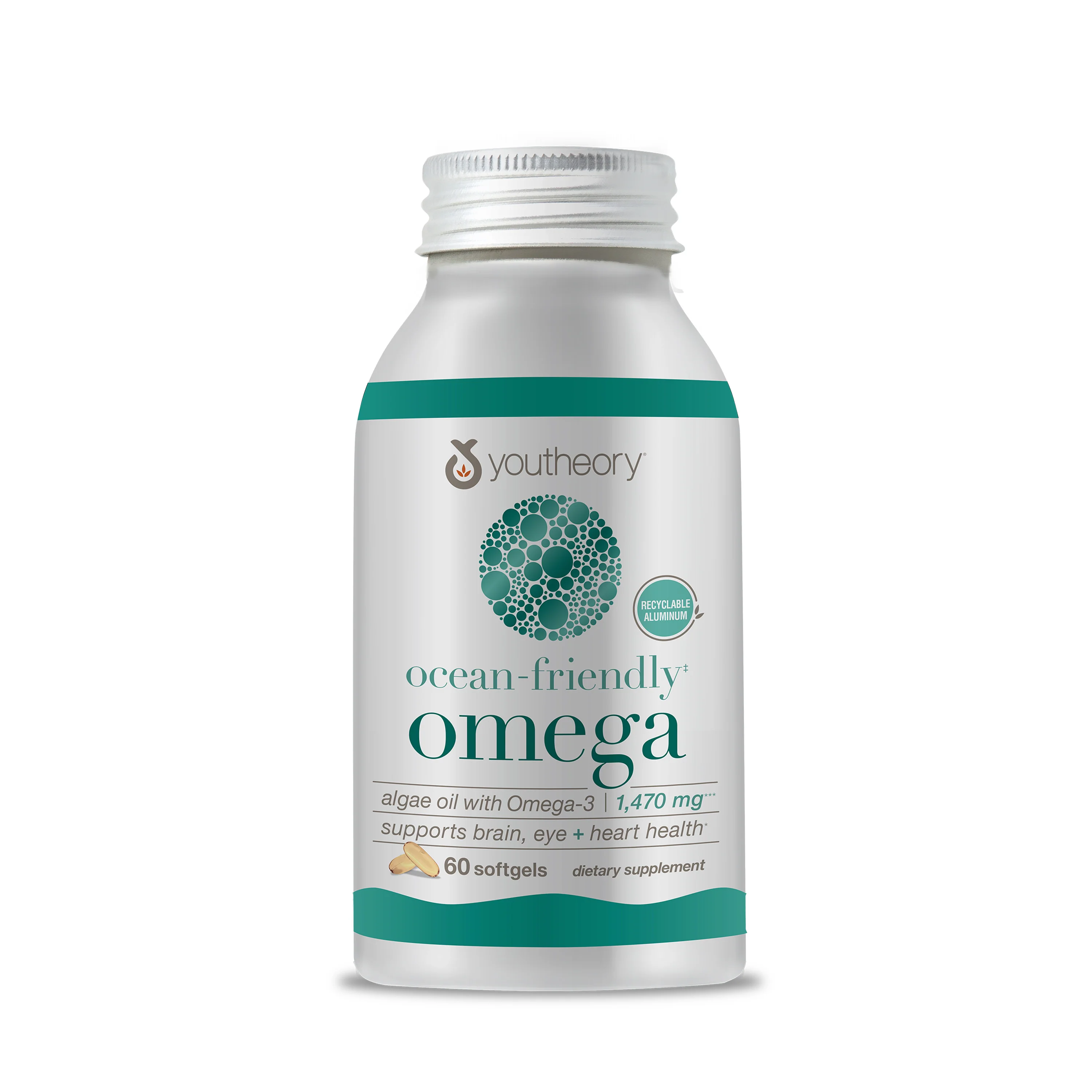 Eco-Friendly Youtheory Ocean Friendly Omega-3 Softgels Innovative
