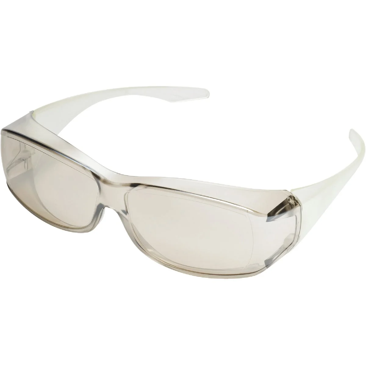 Organic Safety Works Over Glasses Clear Frame Safety Glasses with Clear Lenses Casual