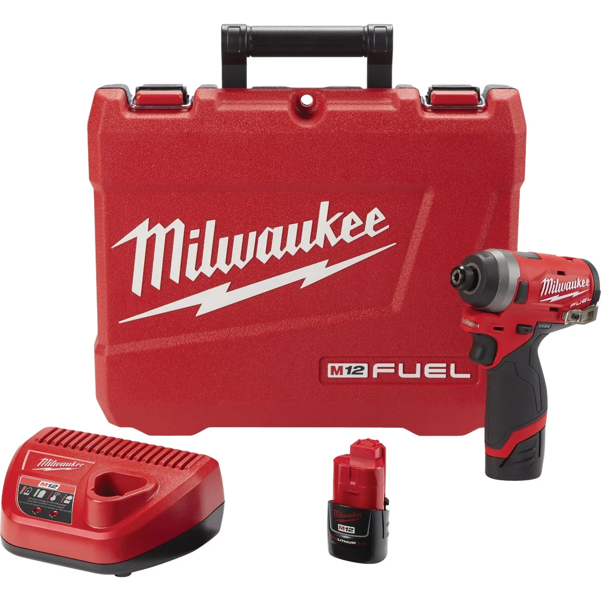 Trendy Milwaukee M12 FUEL 12-Volt Lithium-Ion Brushless 1 4 In. Hex Cordless Impact Driver Kit Fashionable