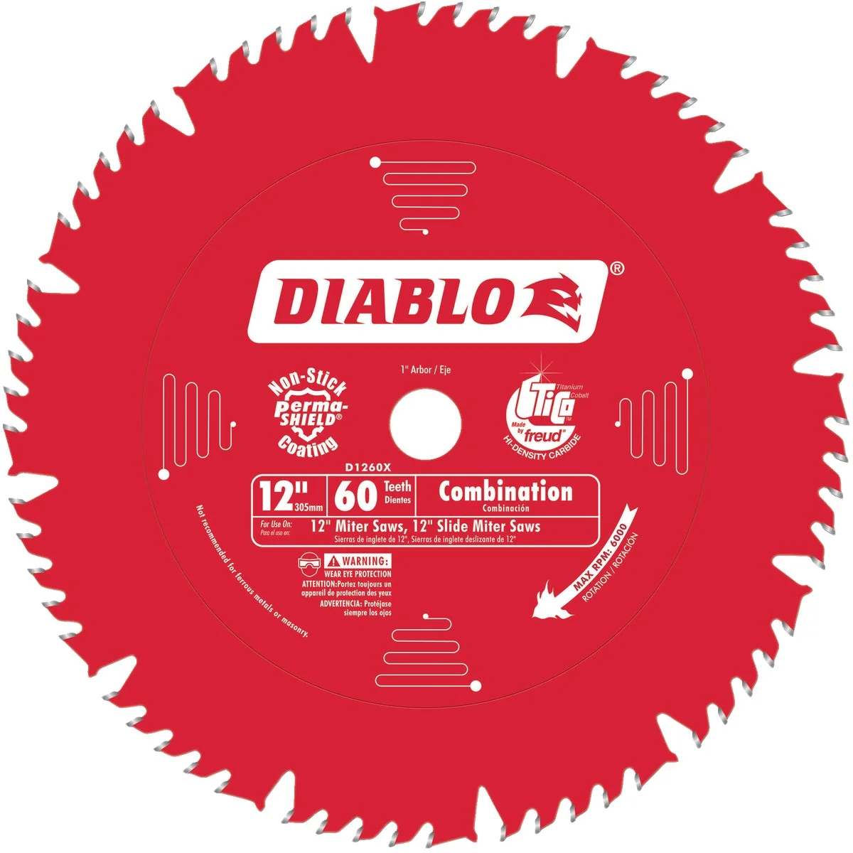Stylish Diablo 12 In. 60-Tooth Combination Circular Saw Blade Exclusive