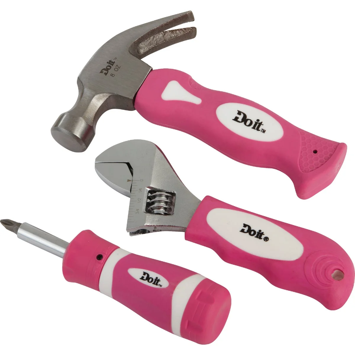 Professional Do it 6-in-1 Screwdriver Wrench Hammer Mini Tool Set 3-Piece Innovative
