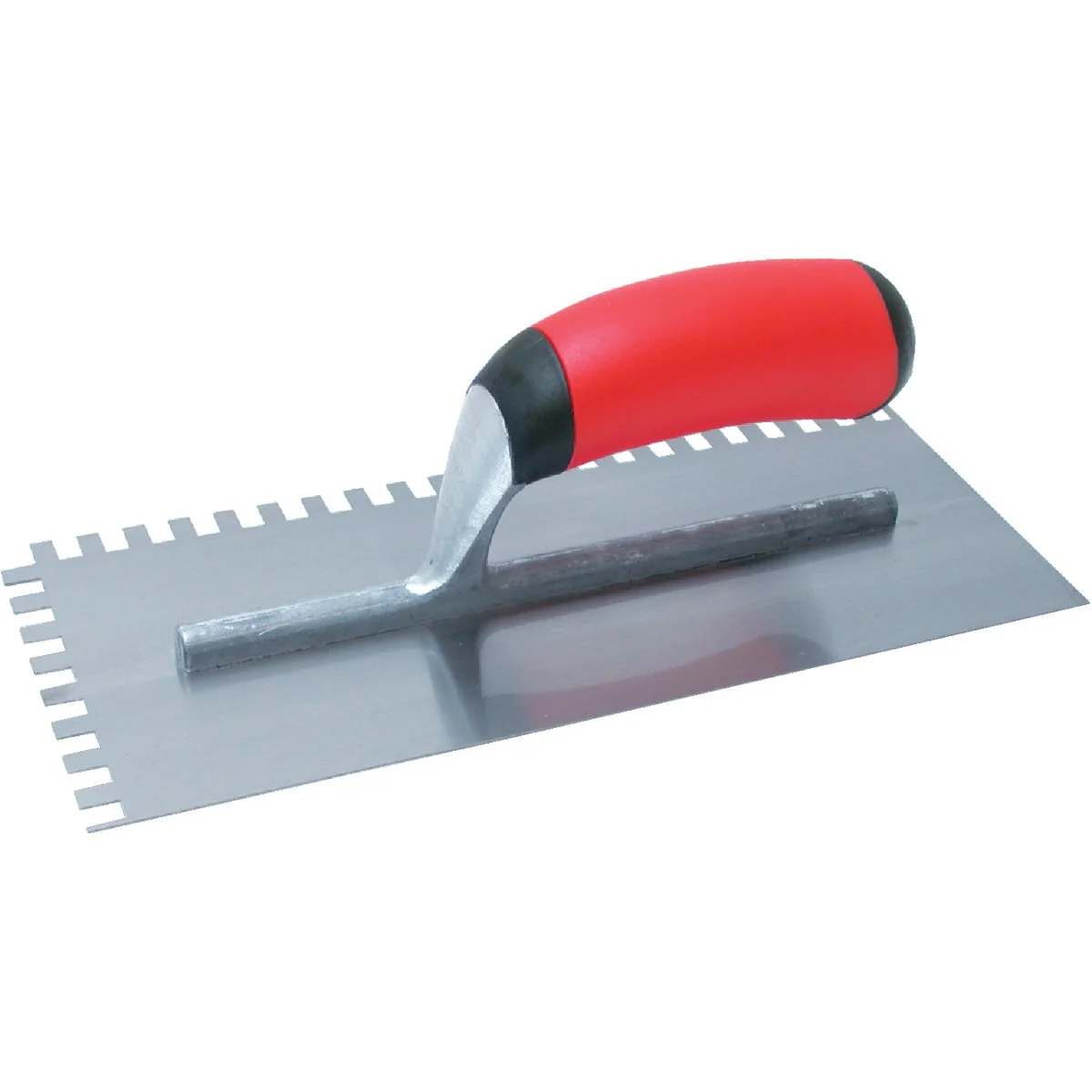 Long-Lasting QLT 1 2 In. Square Notched Trowel w Soft Grip Premium