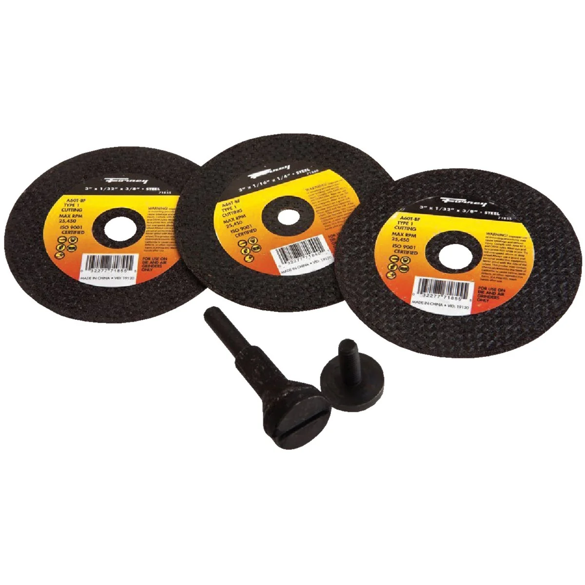 High-Quality Forney Cut-Off Wheel Set 5-Pieces 5-Pack Lightweight
