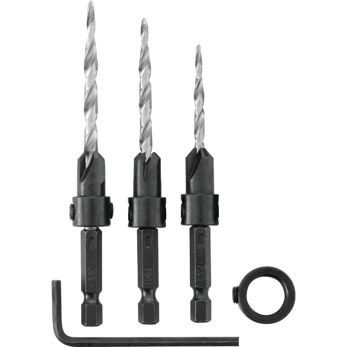 Professional Irwin 4-Piece Wood Countersink Bit Set Sustainable