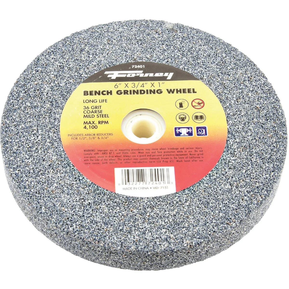 Quality Forney 6 In. 3 4 In. Adjustable - 1 2 5 8 3 4 1 Bench Grinding Wheel Luxury